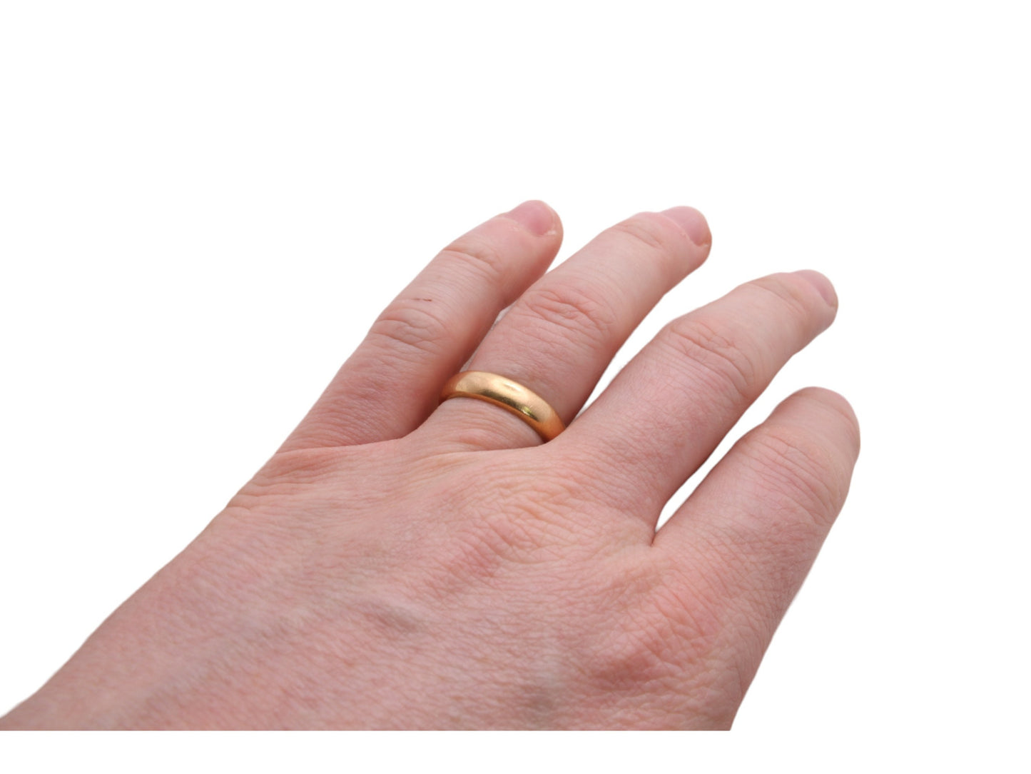 Vintage 22ct Gold Wedding Band Ring, 8.6g, 1954