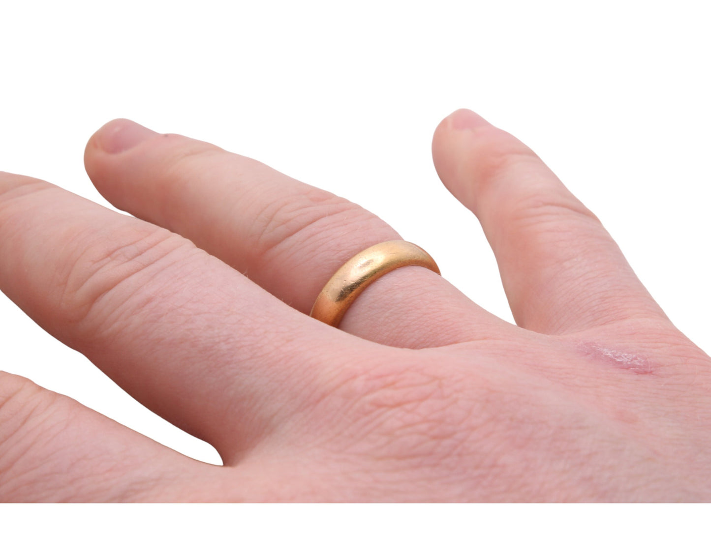 Vintage 22ct Gold Wedding Band Ring, 8.6g