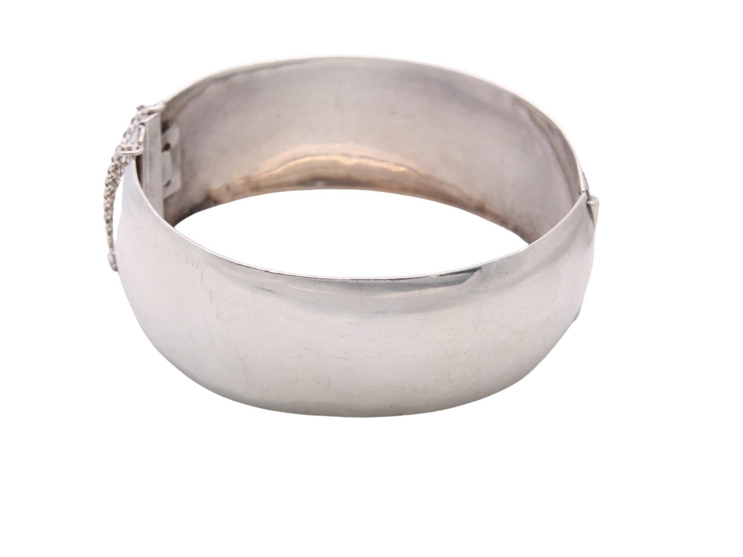 Antique Sterling Silver Decorative Bangle