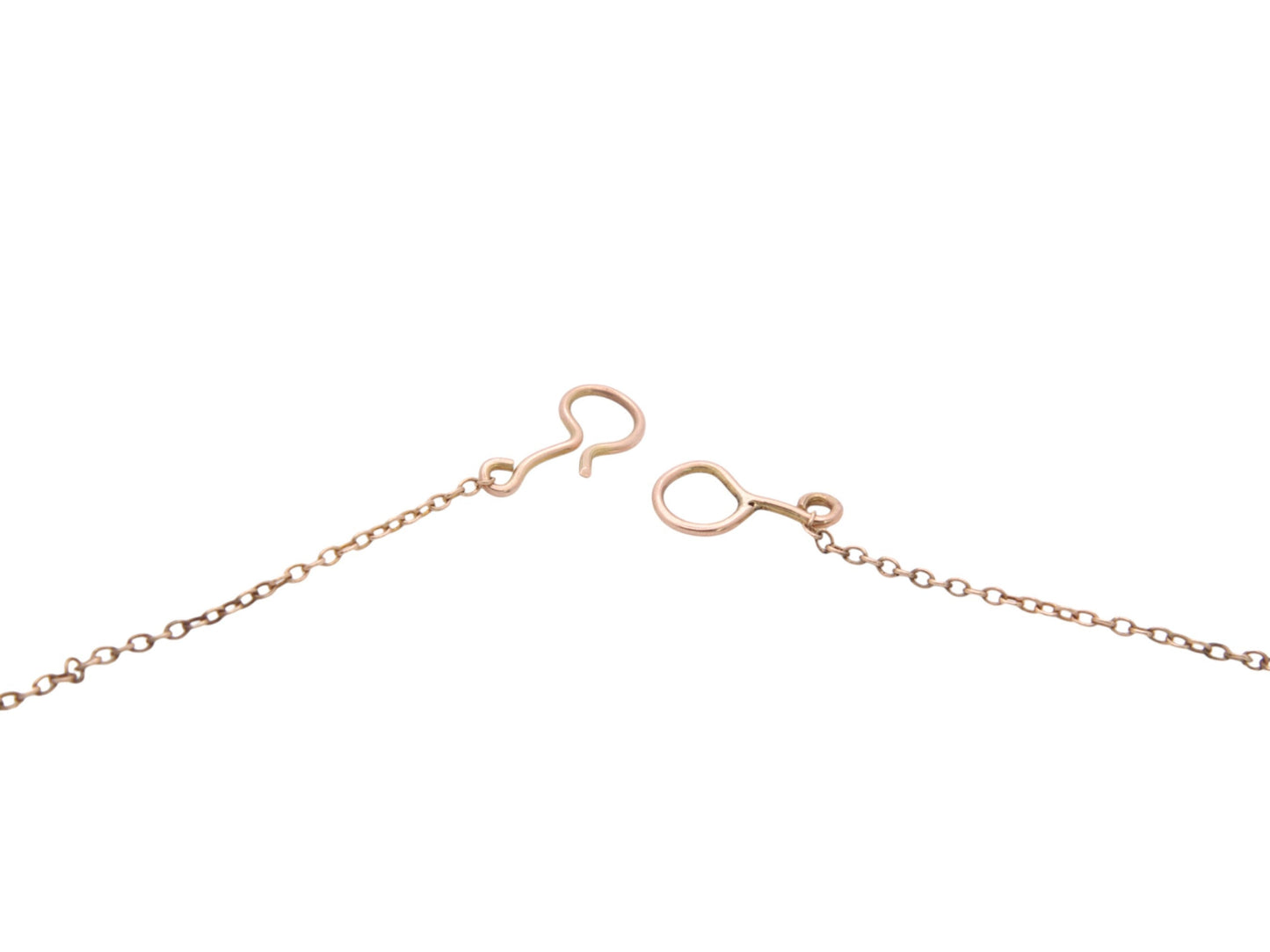 Antique 10ct Gold Paste Necklace Pendant