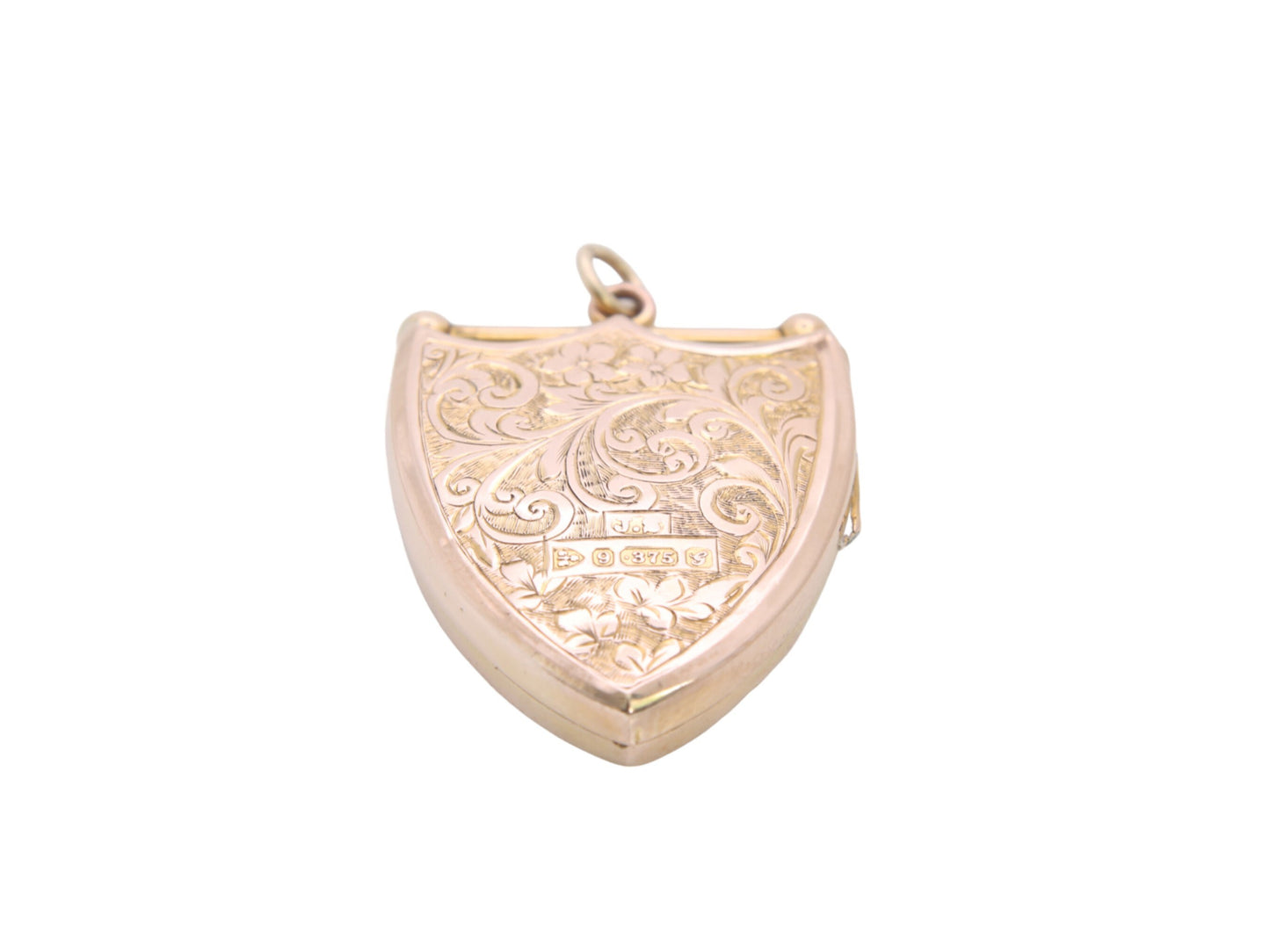 Antique-9ct-Gold-Shield-Locket