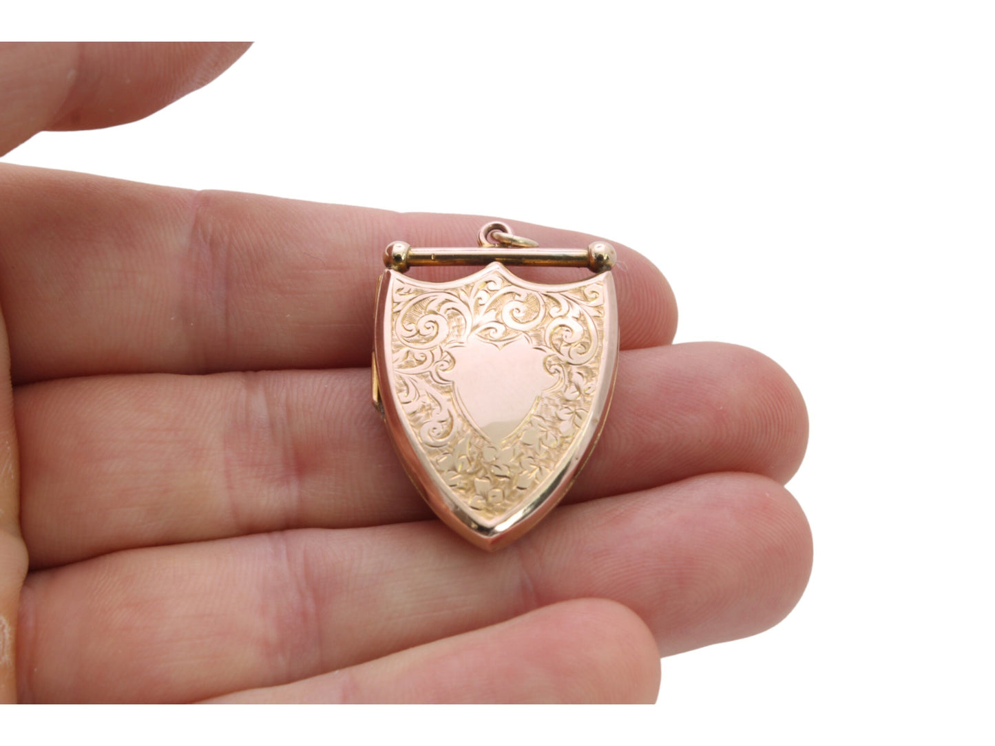 Antique 9ct Gold Shield Locket