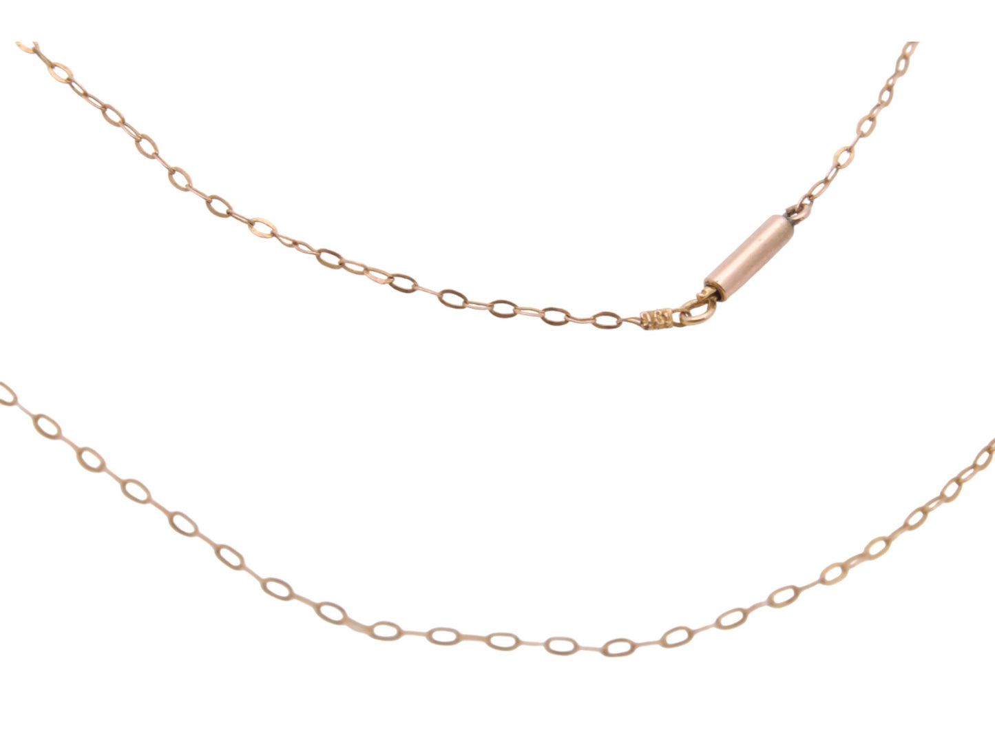 Antique 9ct Gold Dainty Necklace