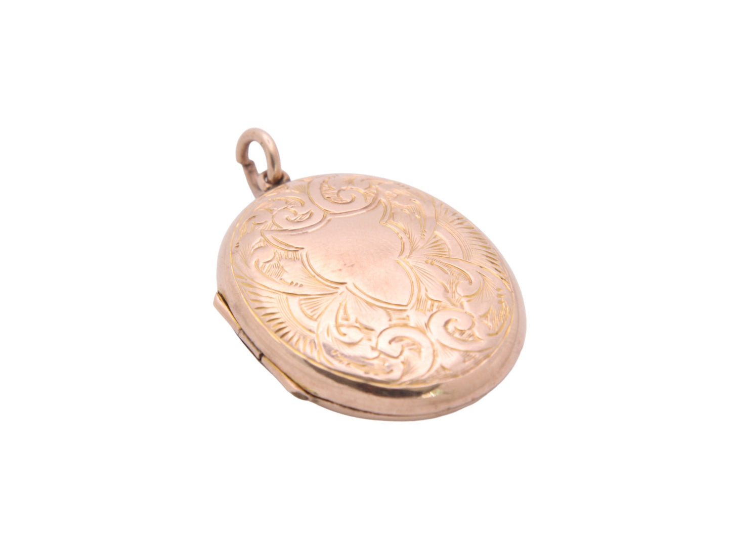 Antique 9ct Gold Oval Locket