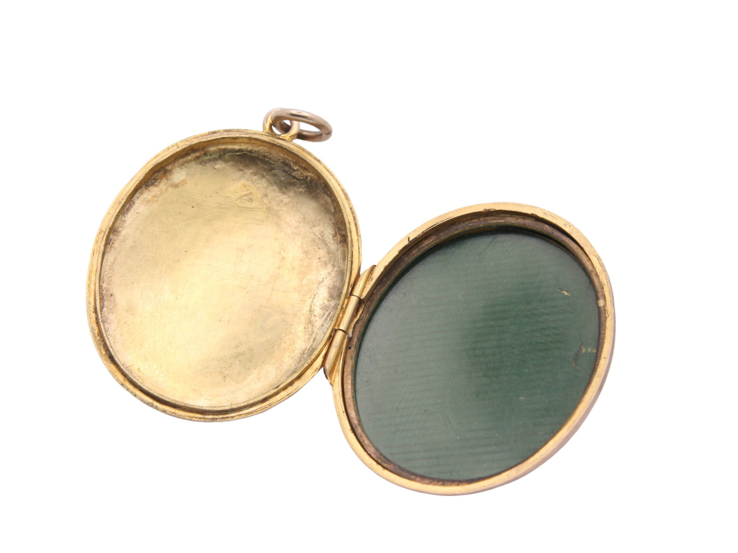 Antique 9ct Gold Belt Buckle And Tulip Locket
