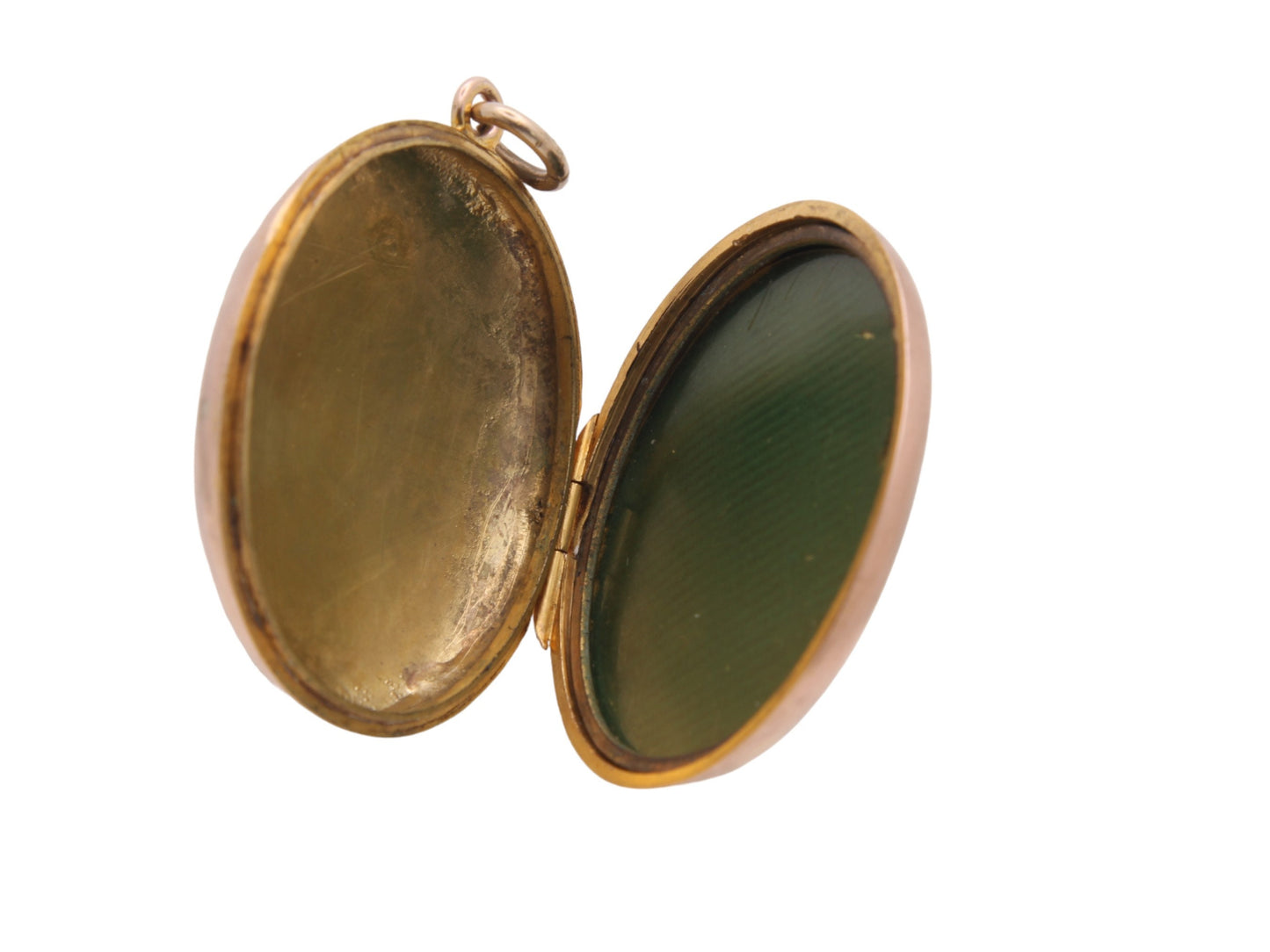 Antique 9ct Gold Belt Buckle And Tulip Locket