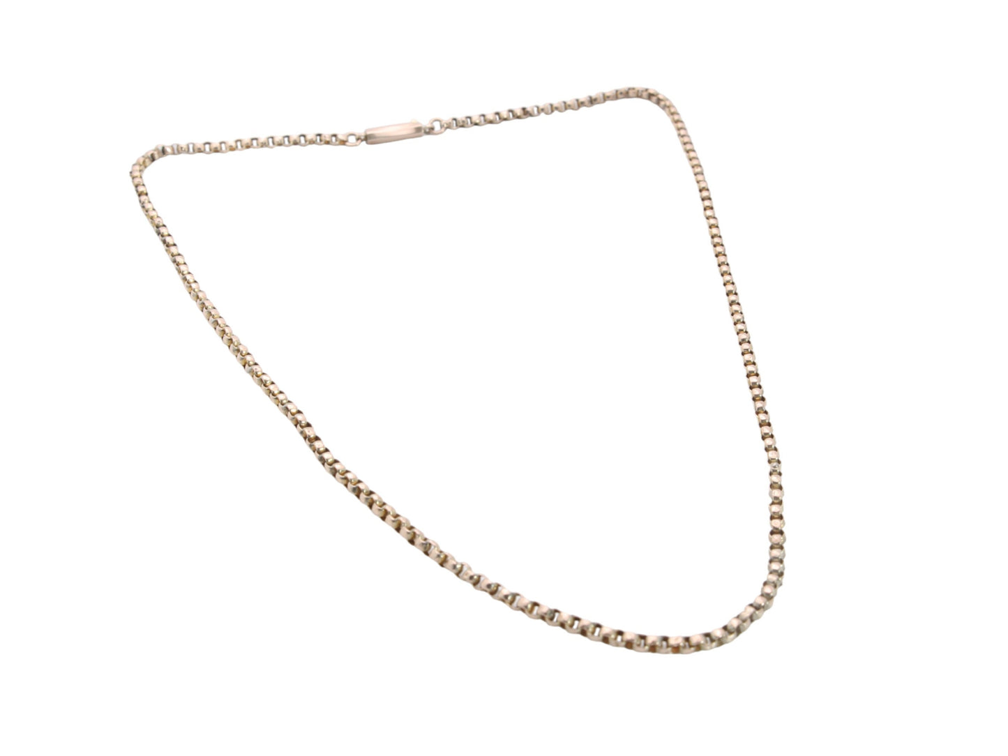 Antique 9ct Gold Belcher Link Necklace