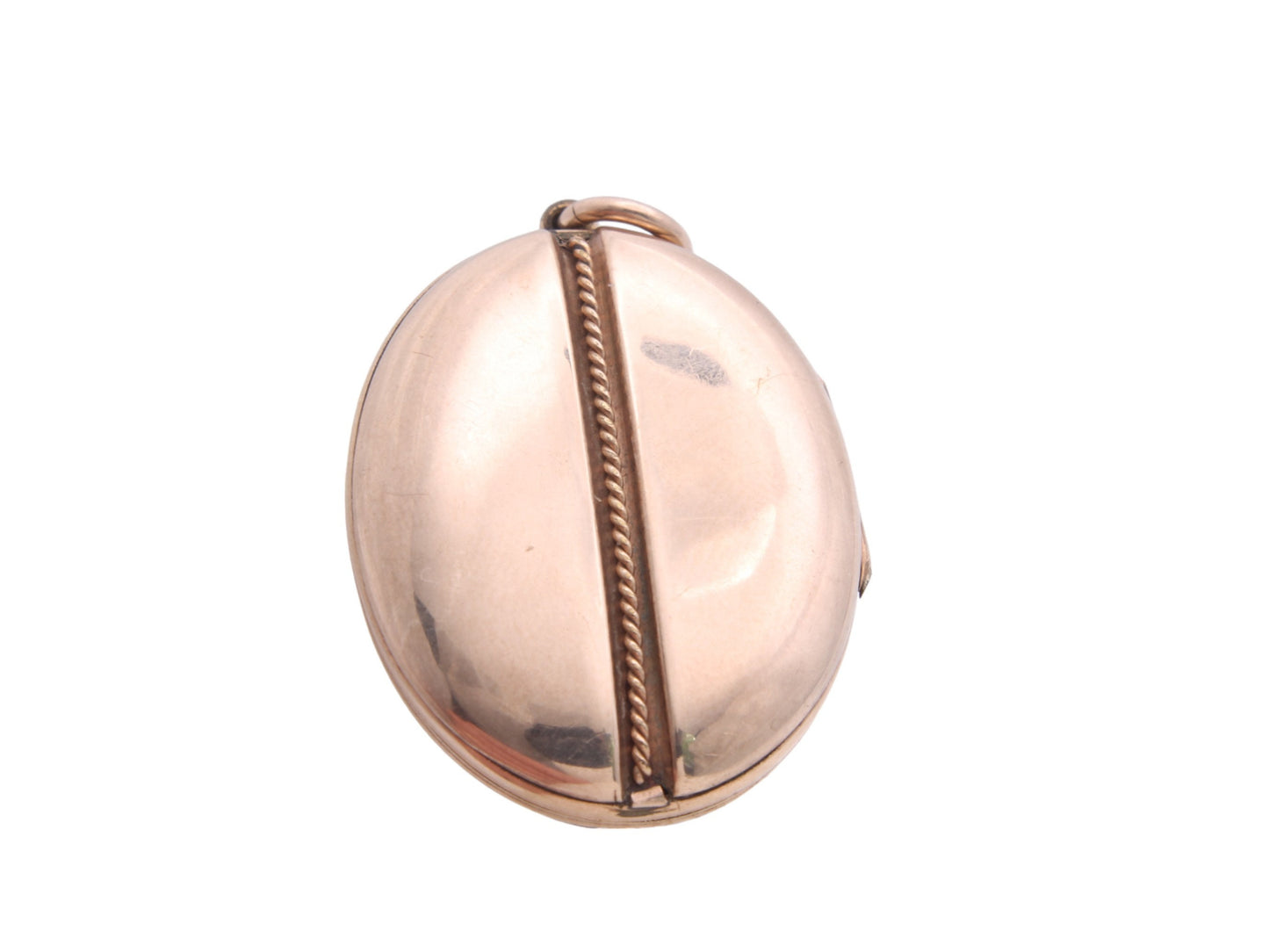 Antique 9ct Gold Oval Shield Locket
