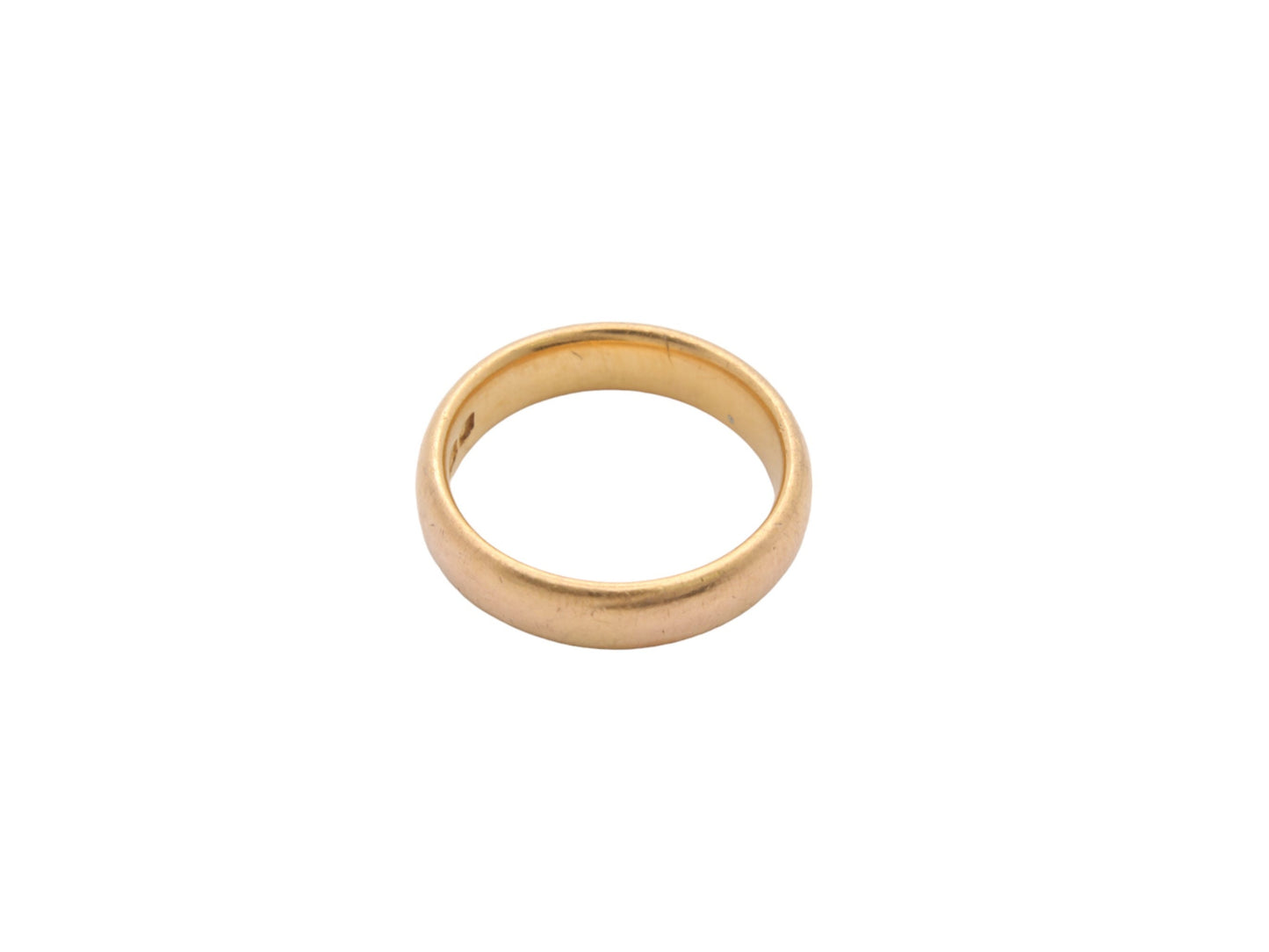 Vintage 22ct Gold Wedding Band Ring, 8.6g, 1954