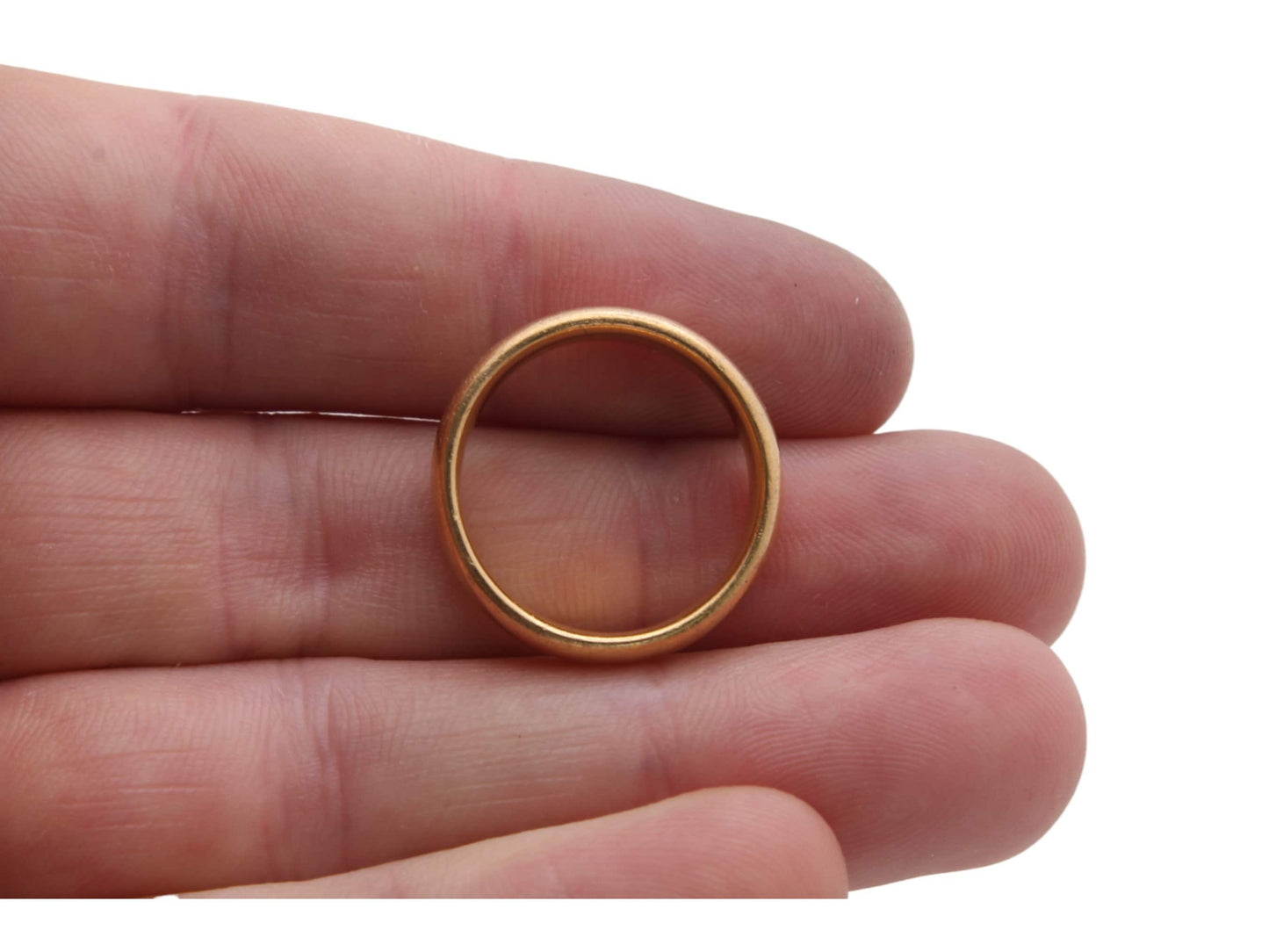 Vintage-22ct-Gold-Wedding-Band-Ring,-8.6g,-1954