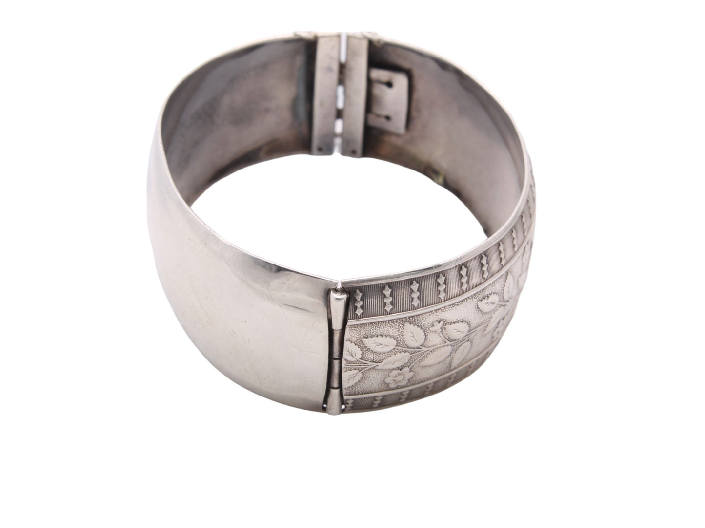 Antique Sterling Silver Decorative Bangle
