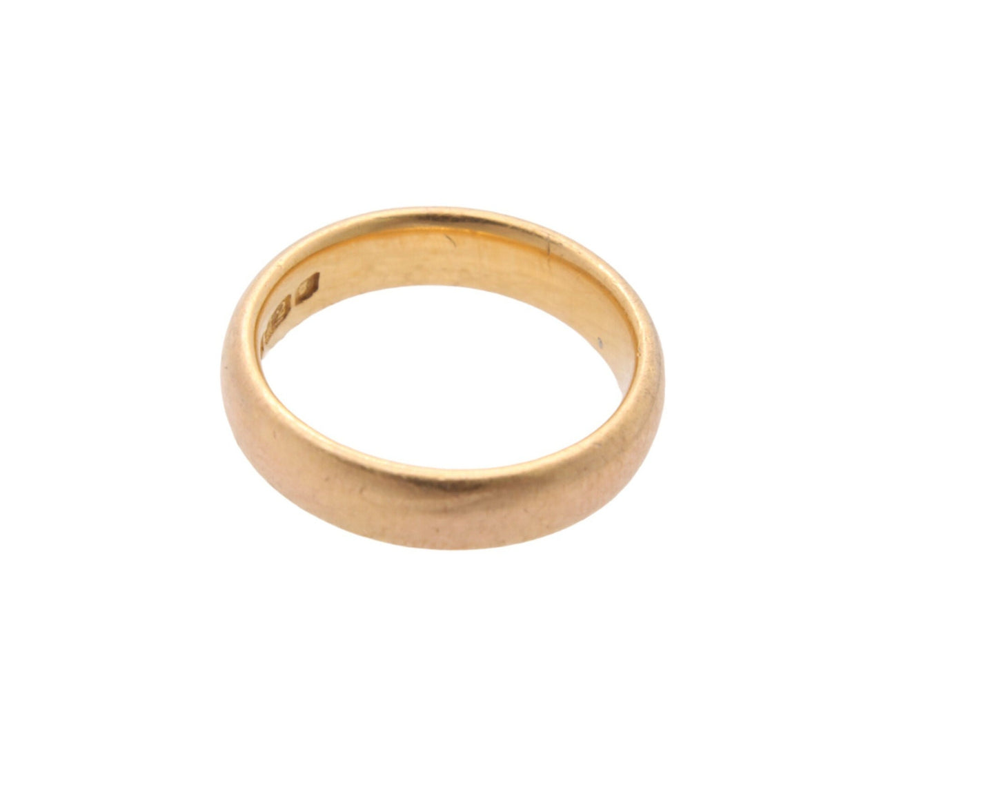 Vintage 22ct Gold Wedding Band Ring, 8.6g, 1954