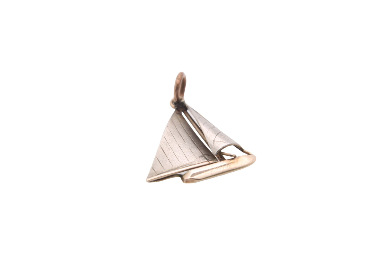 Antique 9ct Gold Sailing Boat Charm
