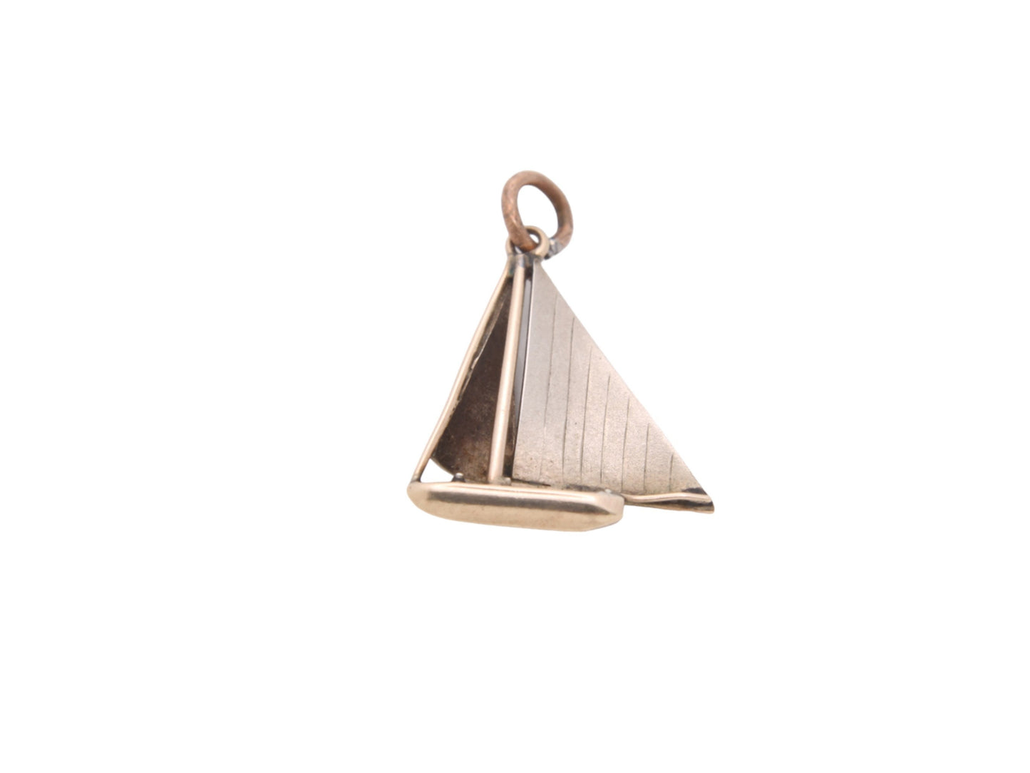 Antique 9ct Gold Sailing Boat Charm