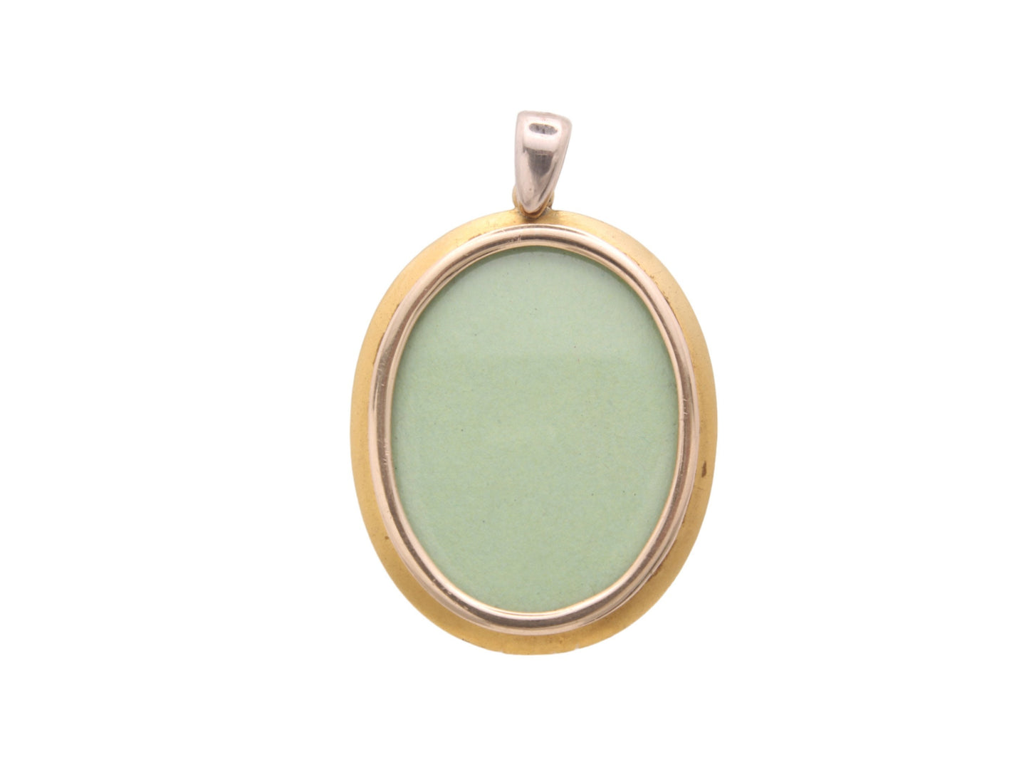 Antique 18ct Gold Old Cut Diamond Locket Pendant, 13g