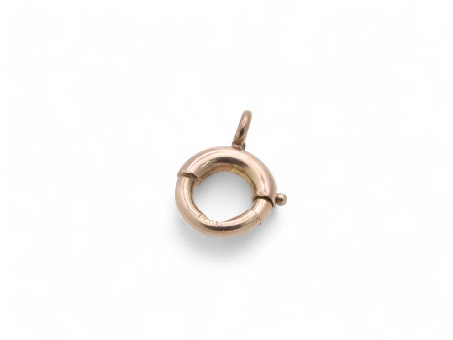 Antique-9ct-Gold-Bolt-Clasp,-Spring-Jump-Ring