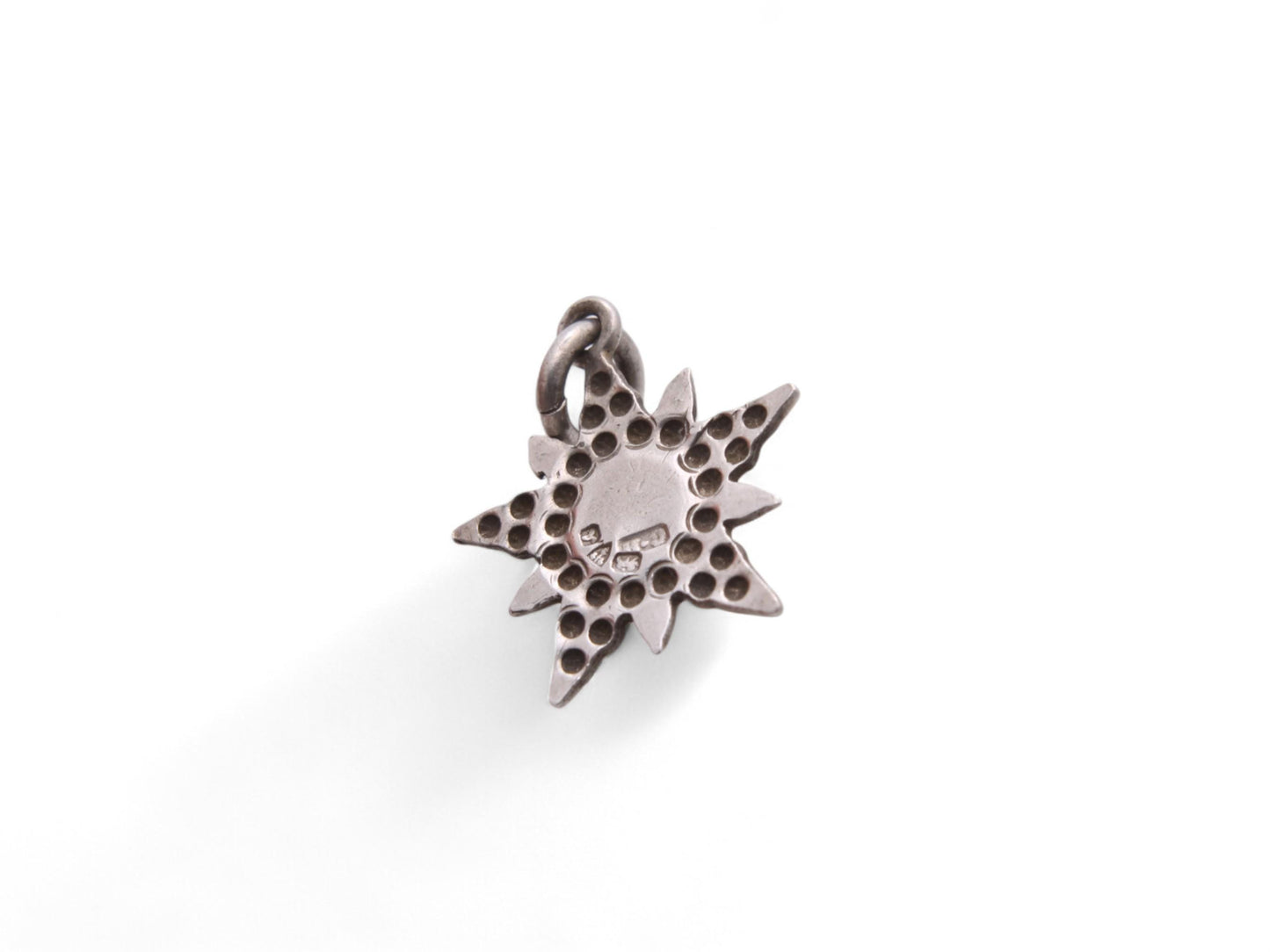Antique Victorian Sterling Silver Star Charm - Charles Horner