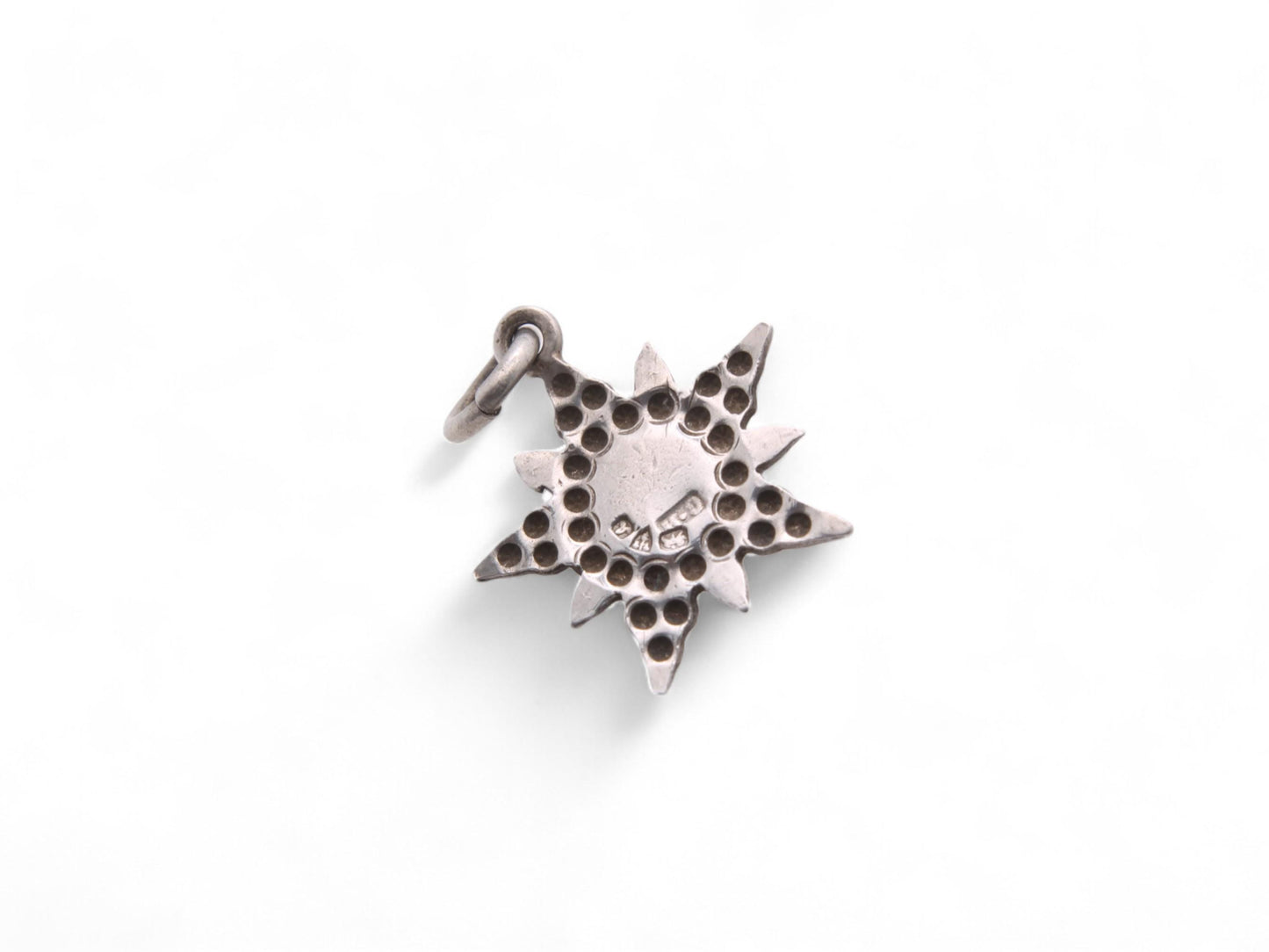 Antique Victorian Sterling Silver Star Charm - Charles Horner