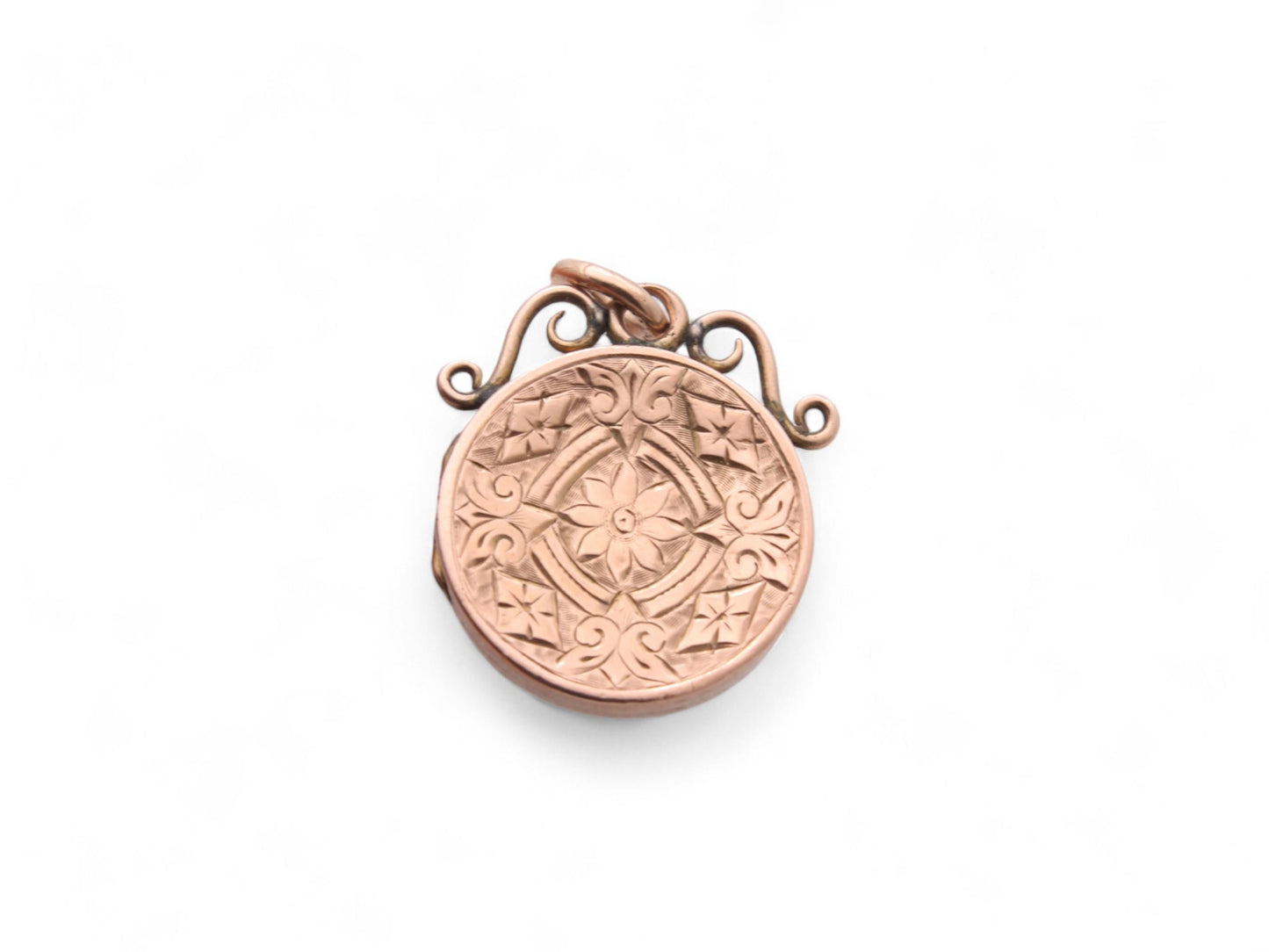 Antique 9ct Gold Chased Locket