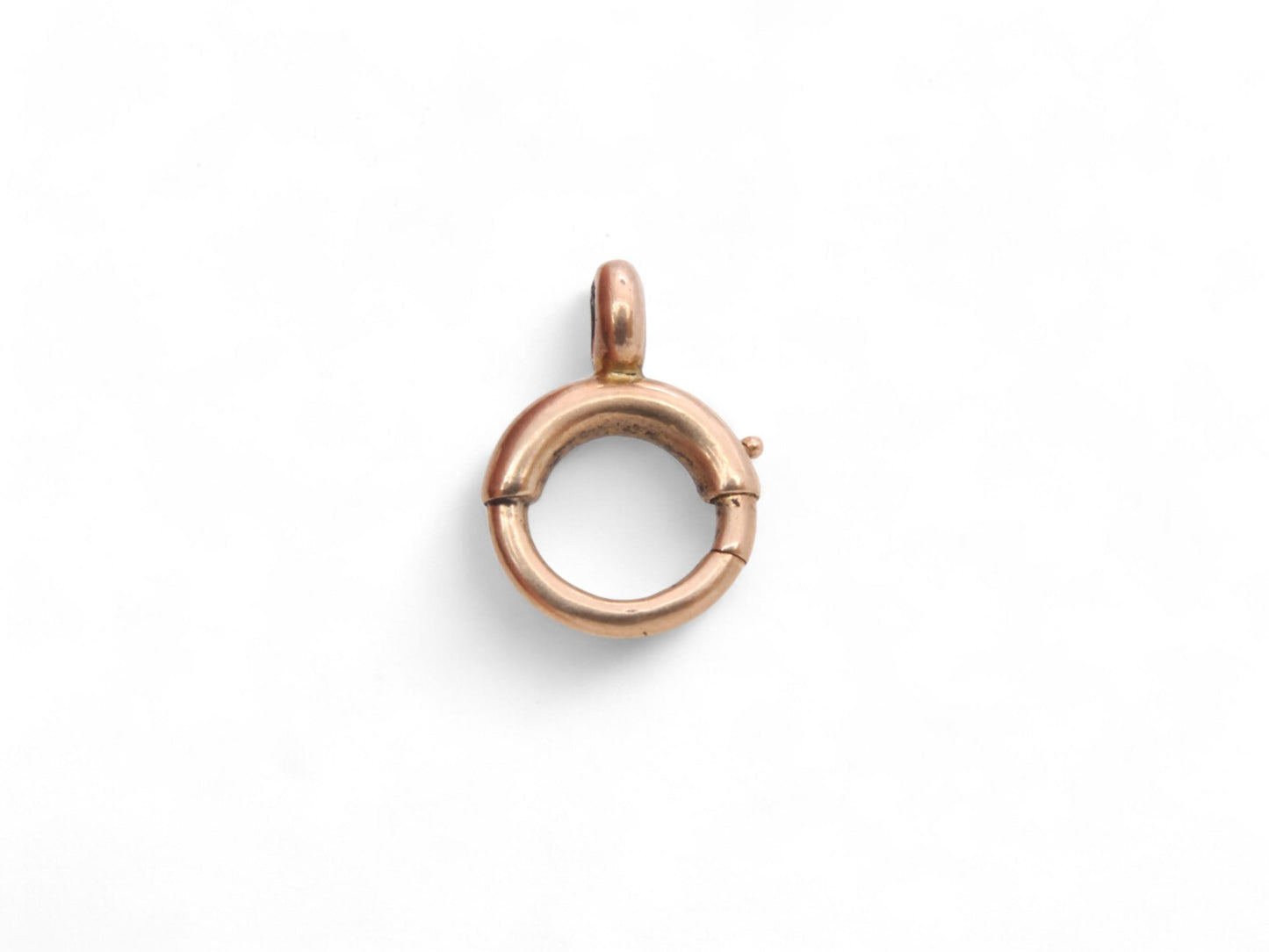 Antique 9ct Gold Bolt Ring Clasp, 11mm