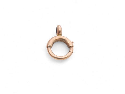 Antique 9ct Gold Bolt Ring Clasp, 11mm