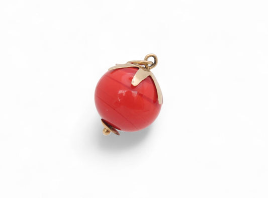 Vintage 9ct Gold Novelty Tomato Charm