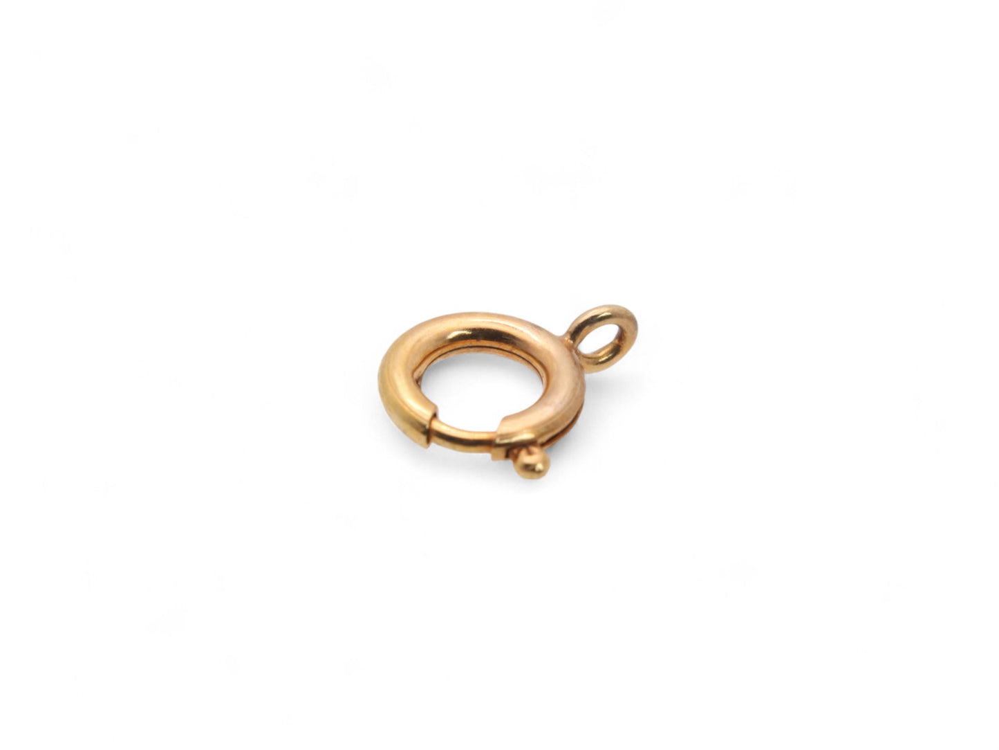 Antique 9ct Rolled Yellow Gold Bolt Clasp, 9mm