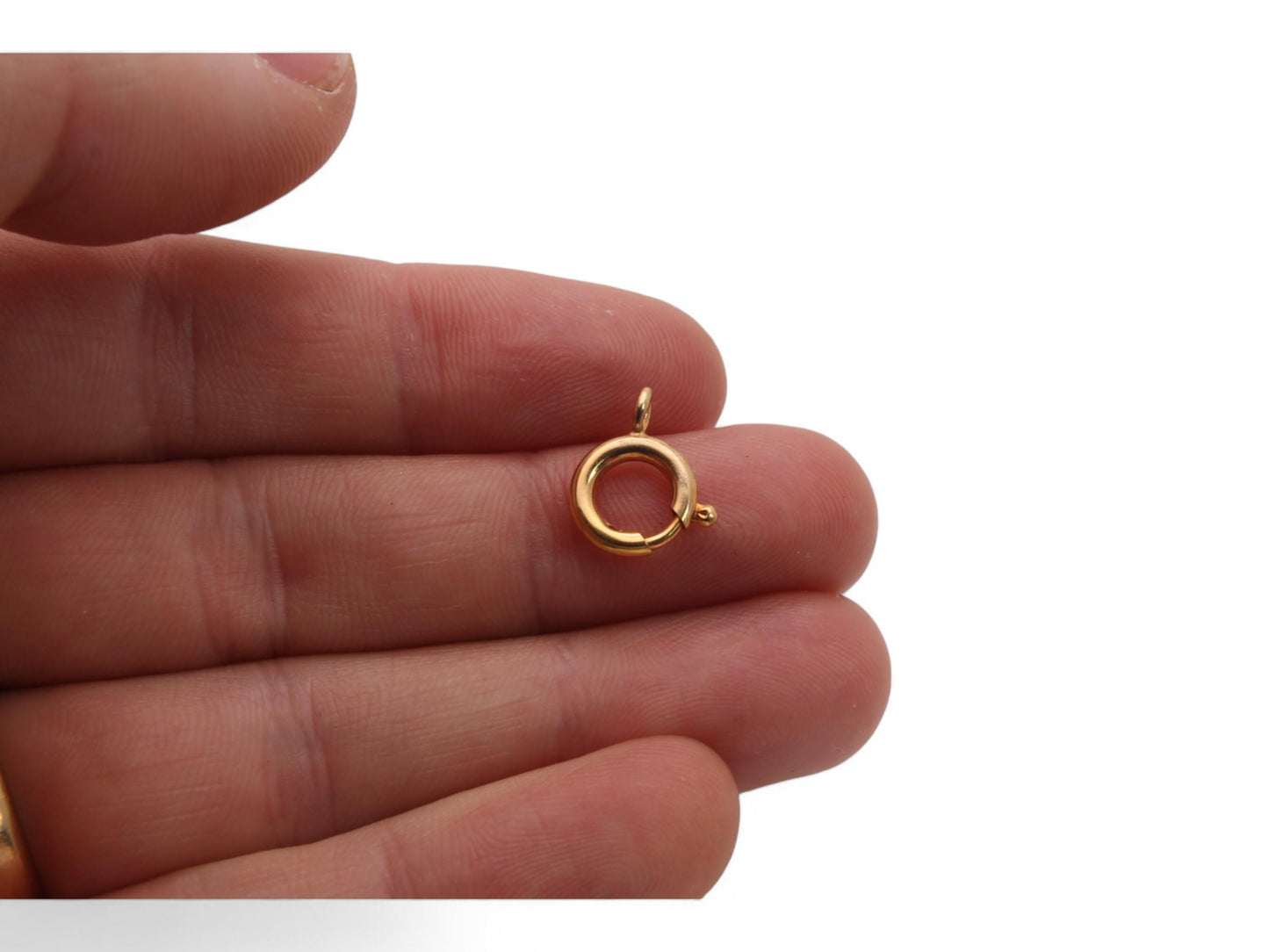 Antique 9ct Rolled Yellow Gold Bolt Clasp, 9mm