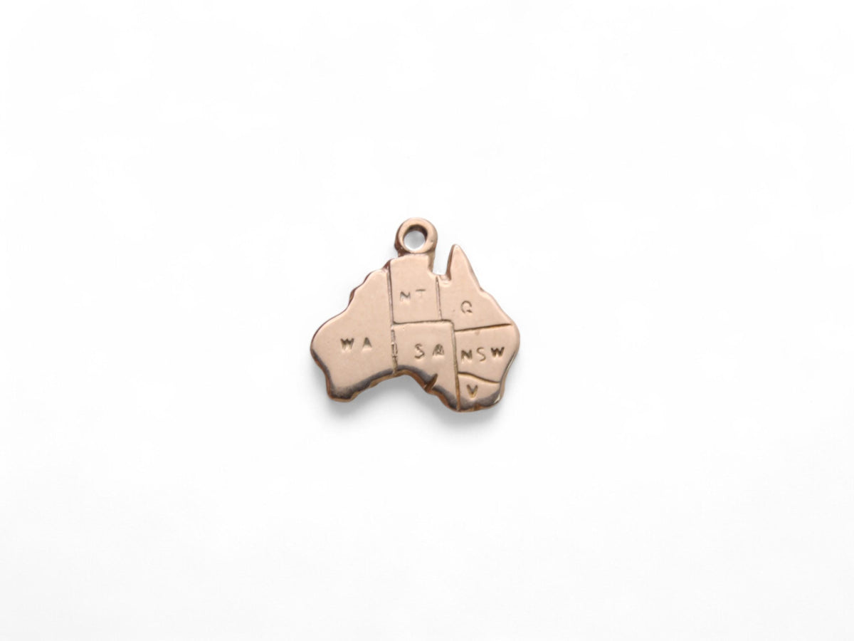 Antique 9ct Gold Australia Country Charm