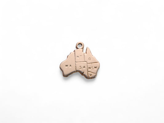 Antique 9ct Gold Australia Country Charm