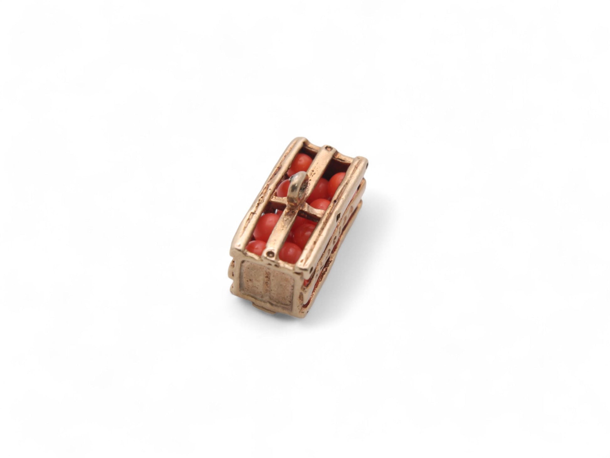 Vintage-14ct-Gold-Florida-Oranges-Crate-Charm