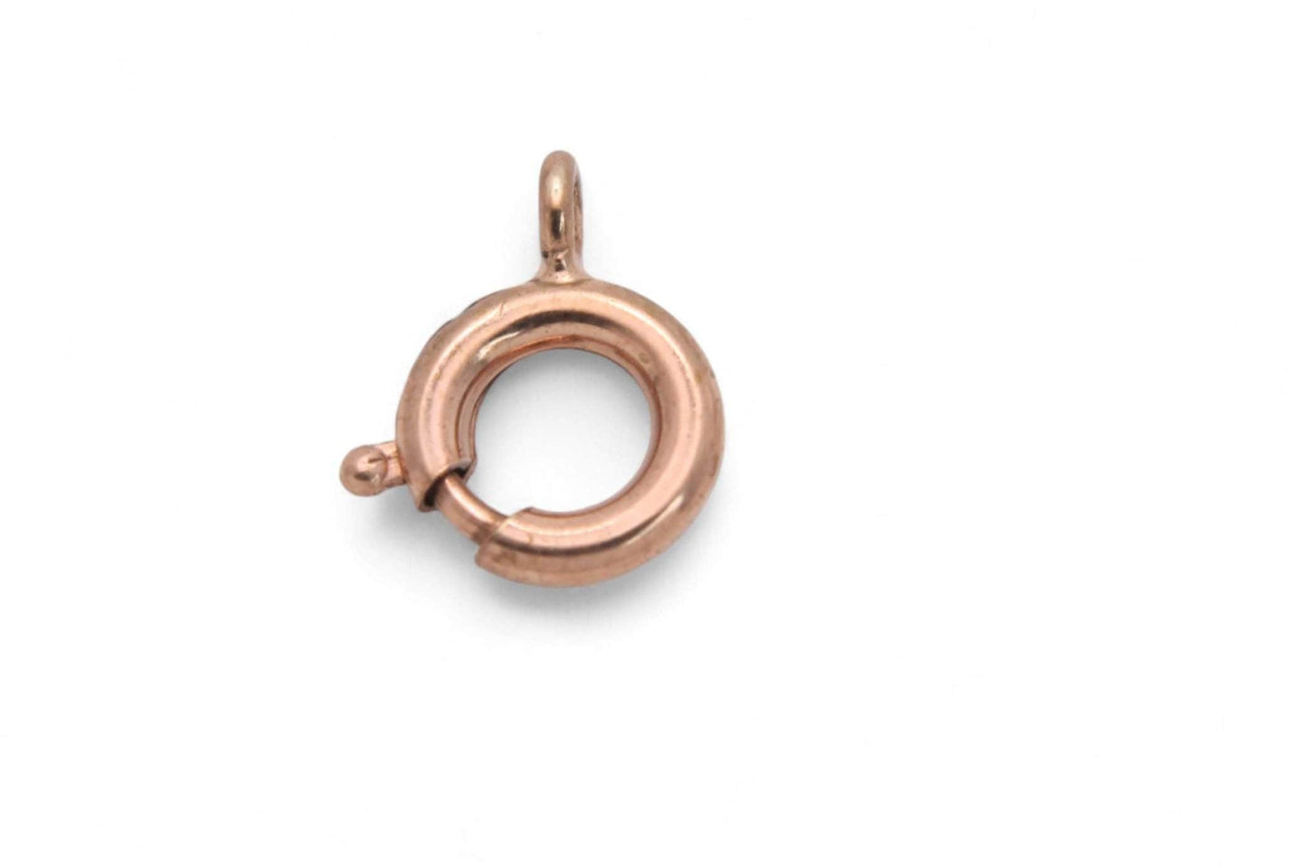 Antique 9ct Rose Rolled Gold bolt Clasp, 8mm