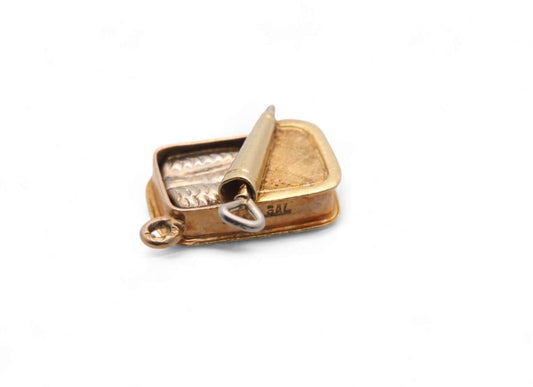 Vintage 19.2ct 800 Portuguese Gold Sardines Charm