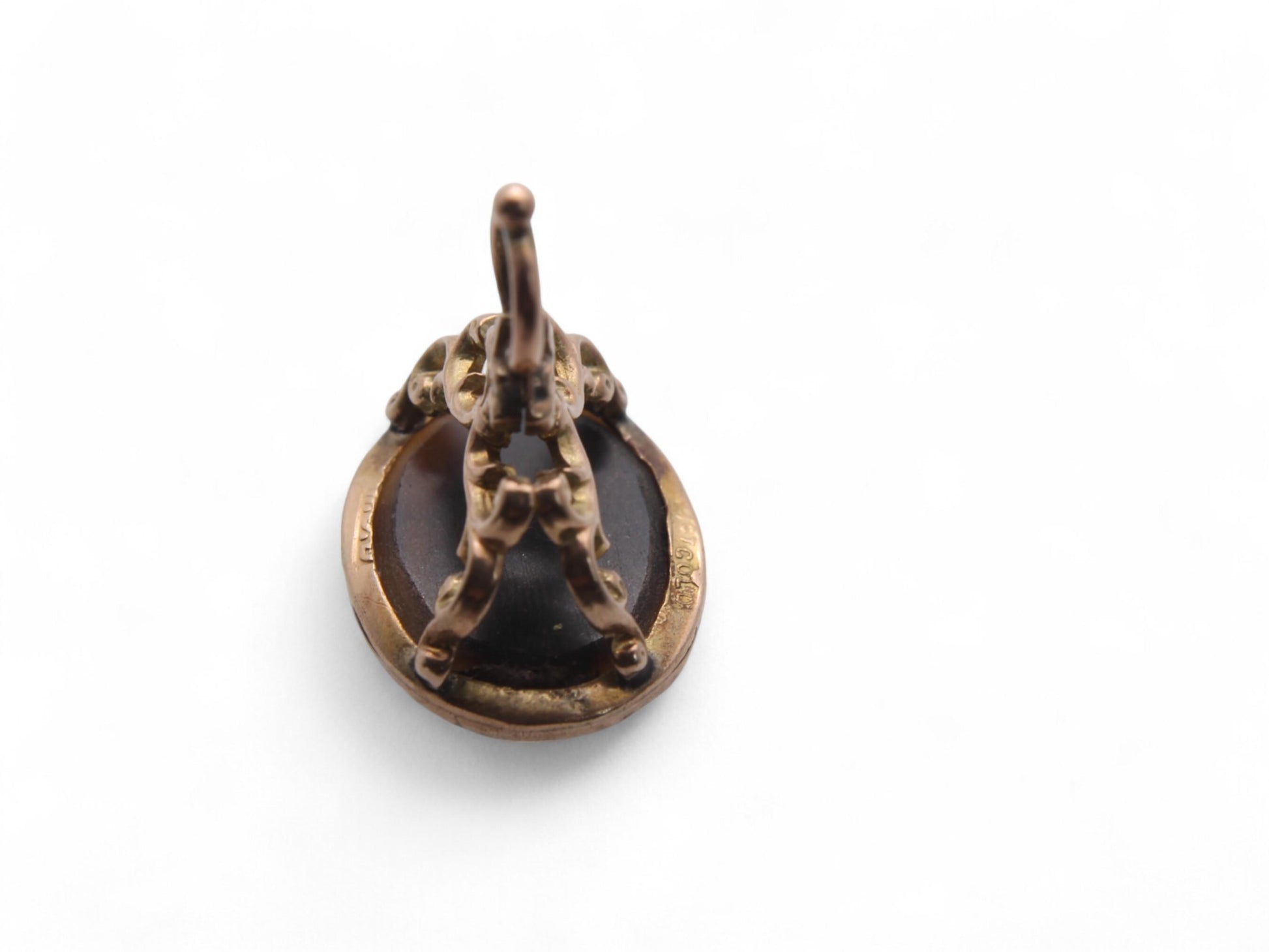 Antique-9ct-Gold-Masonic-Intaglio-Pendant