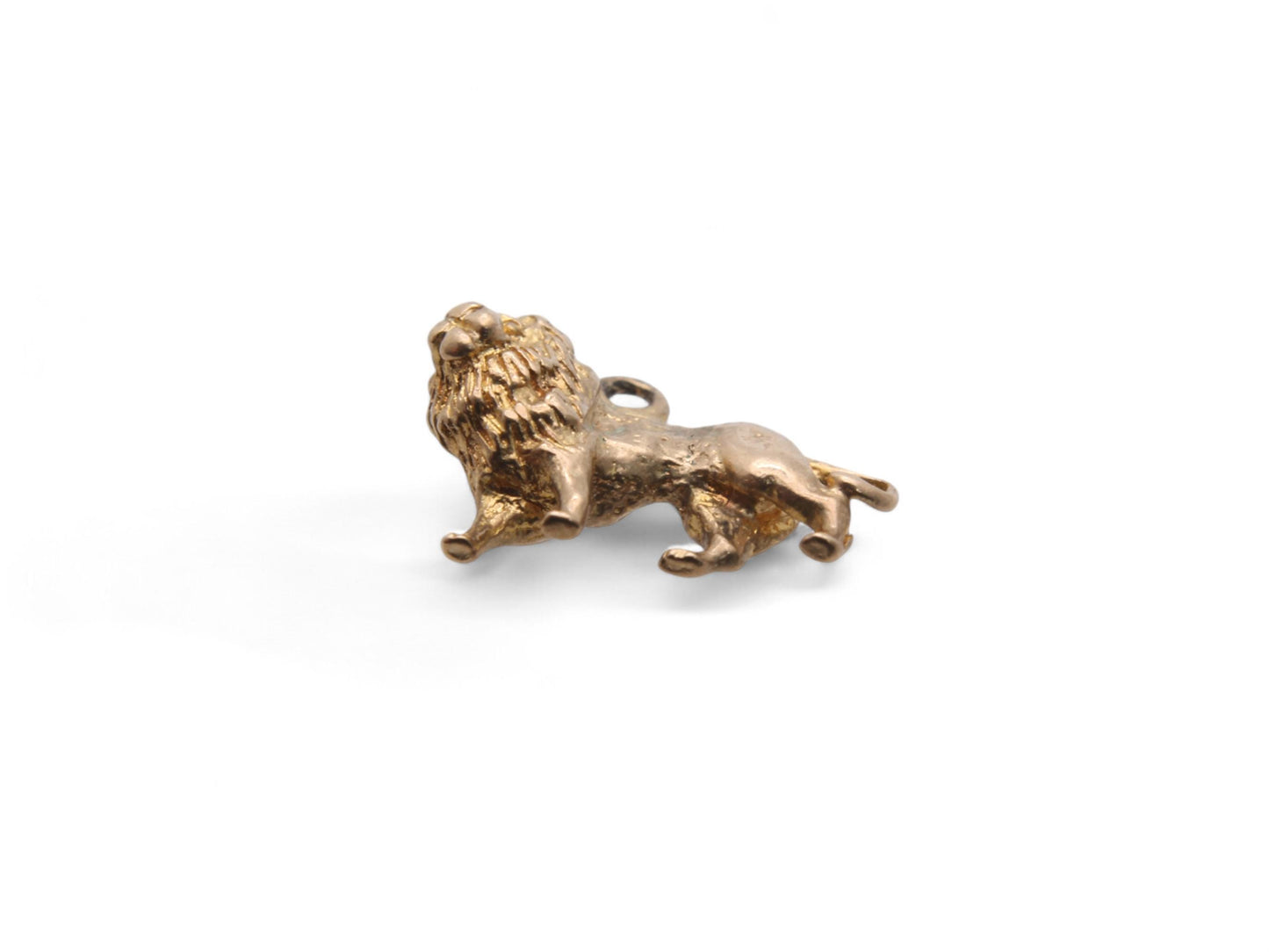 Vintage 9ct Gold Lion Charm, 3.3g