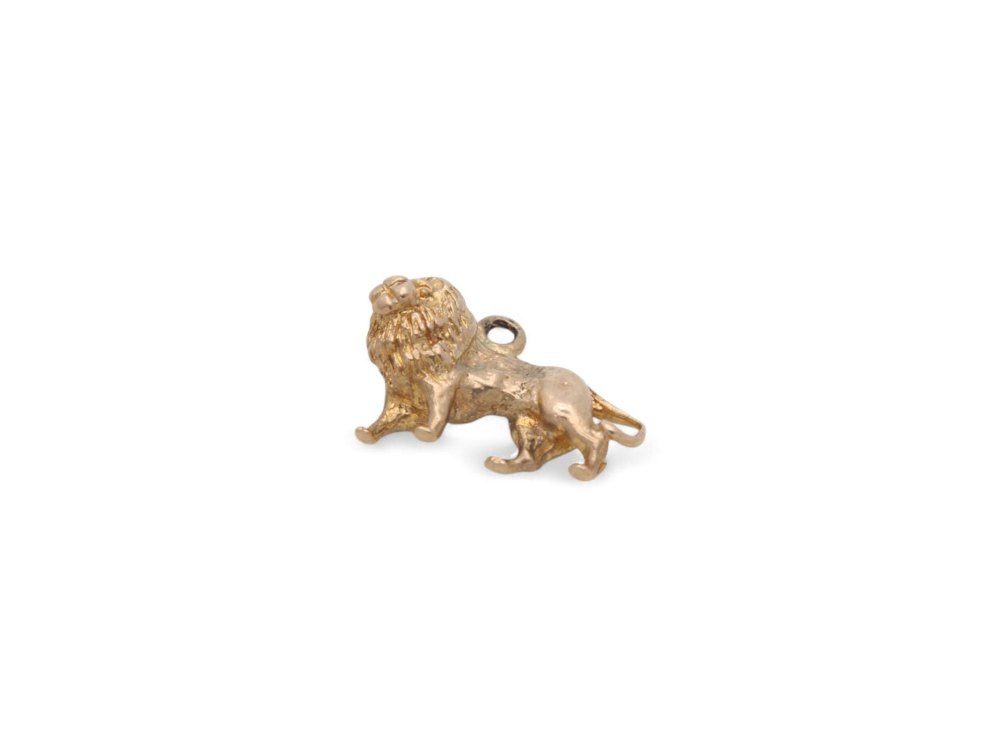 Vintage 9ct Gold Lion Charm, 3.3g