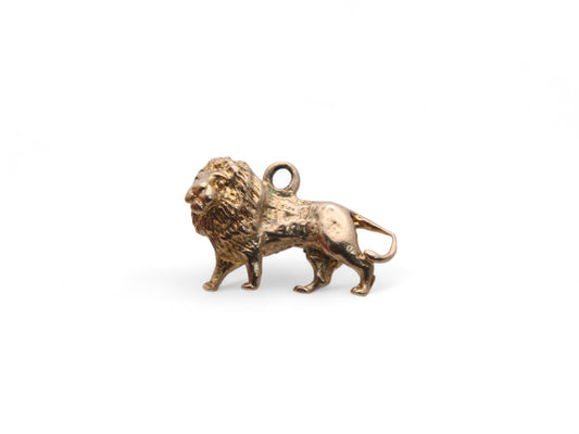 Vintage 9ct Gold Lion Charm, 3.3g