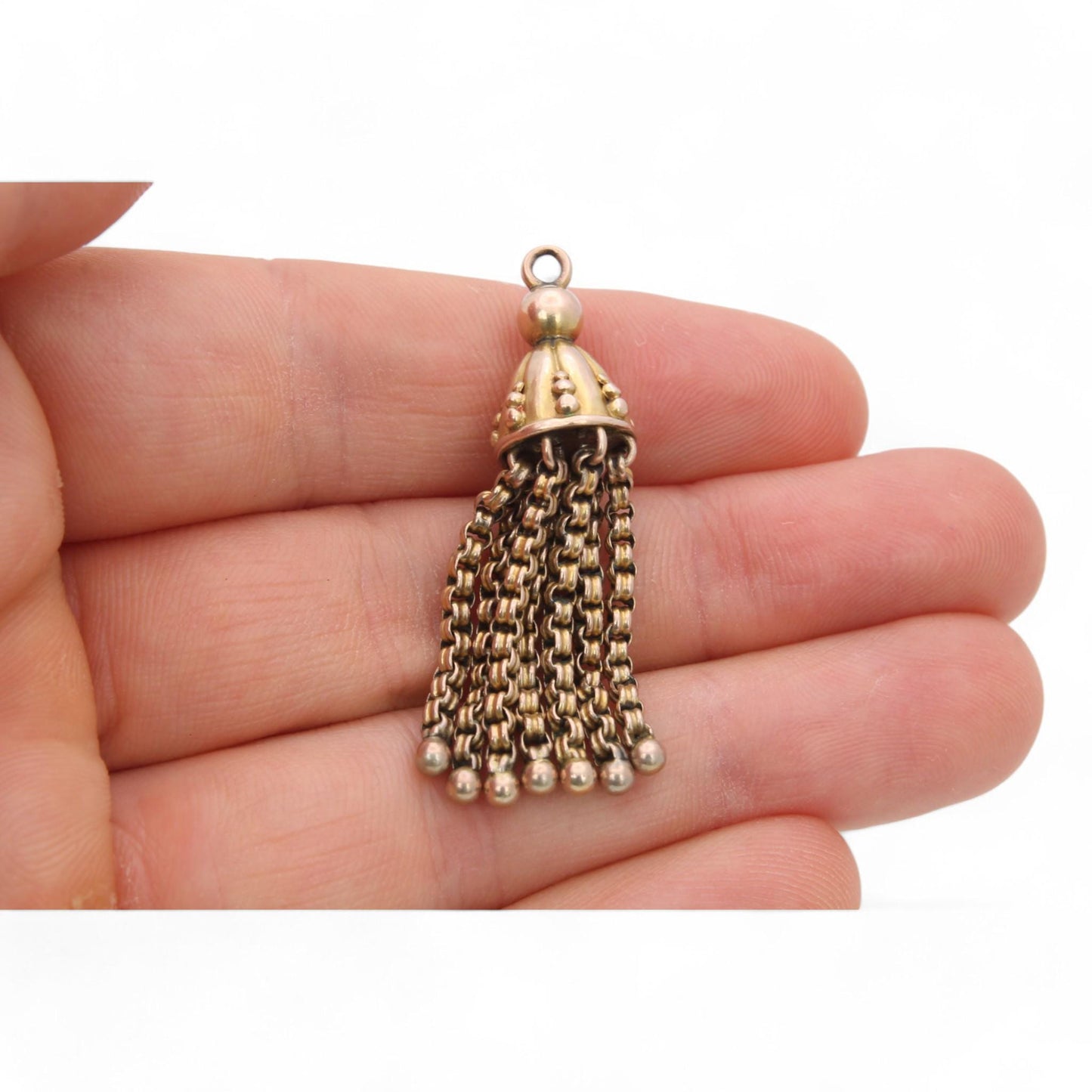 Antique-9ct-Gold-Tassel-Pendant