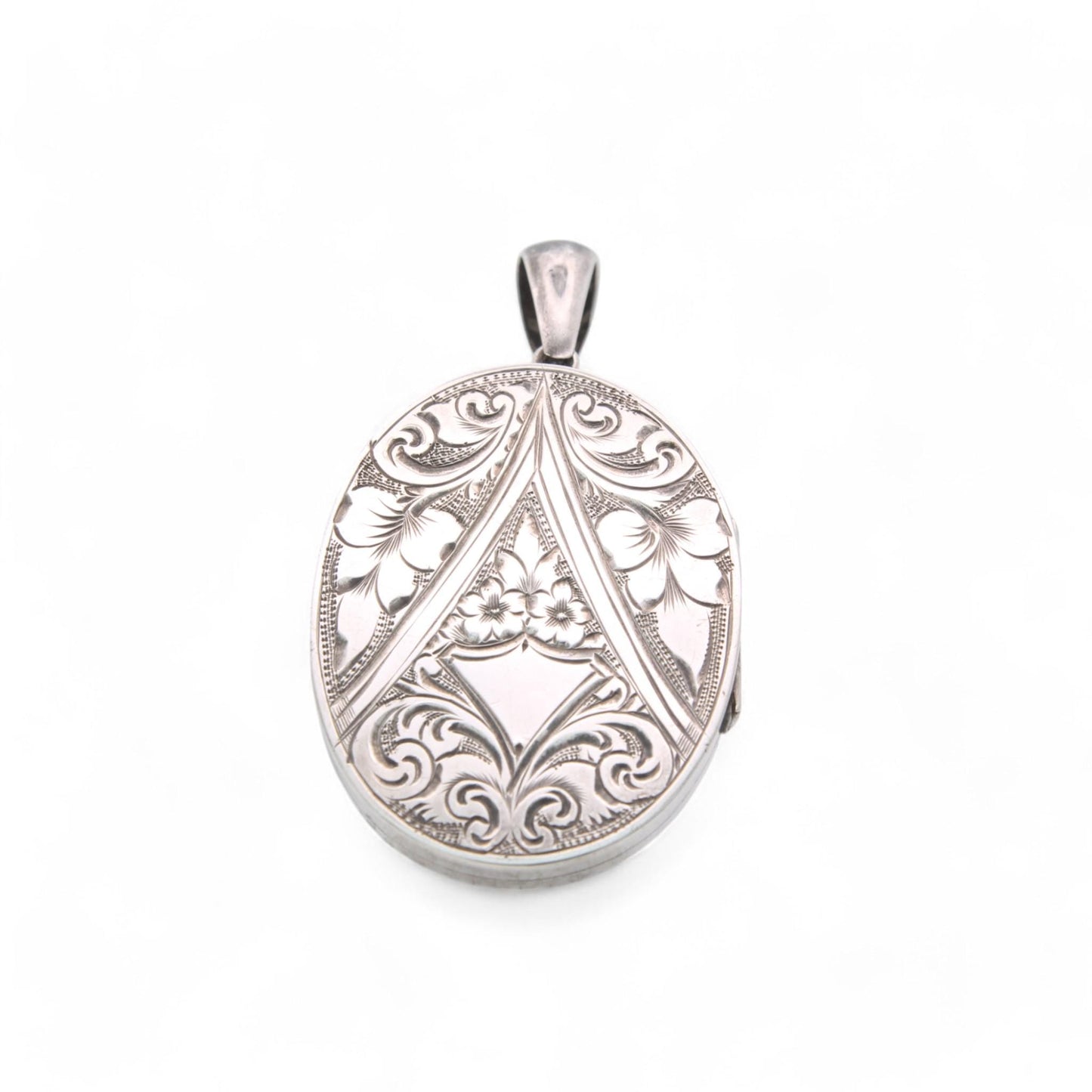 Antique Sterling Silver Amity, Eternity, Infinity Locket