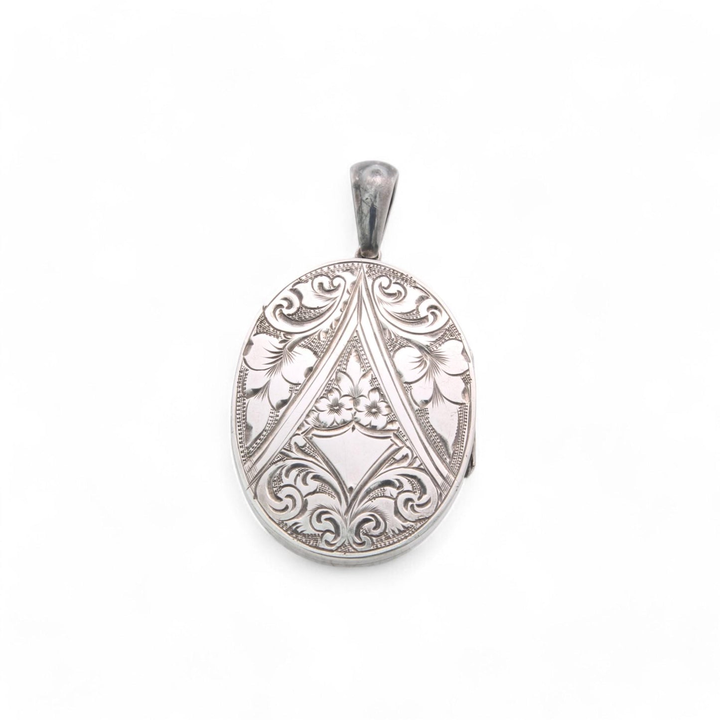 Antique Sterling Silver Amity, Eternity, Infinity Locket