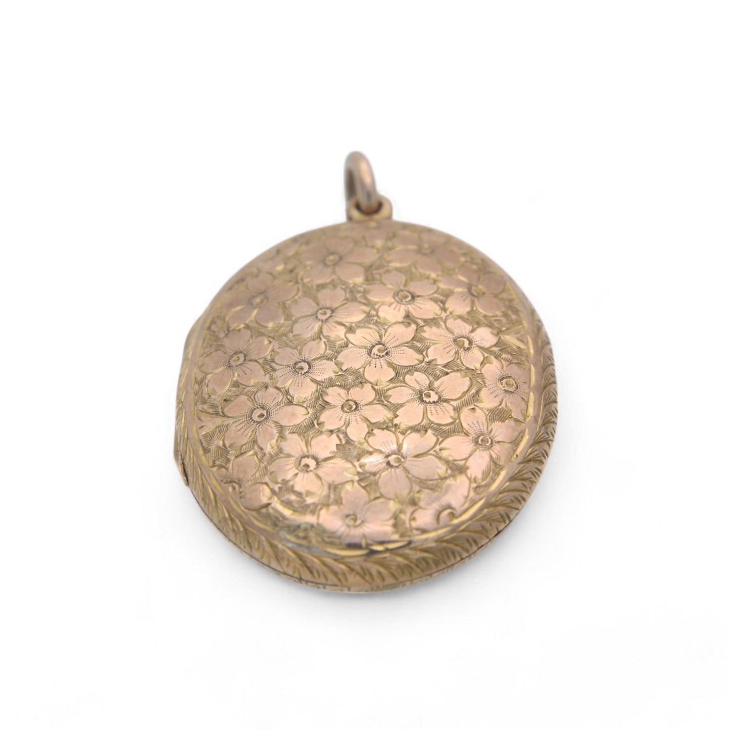 Antique 9ct Gold Decorative Engraved Locket