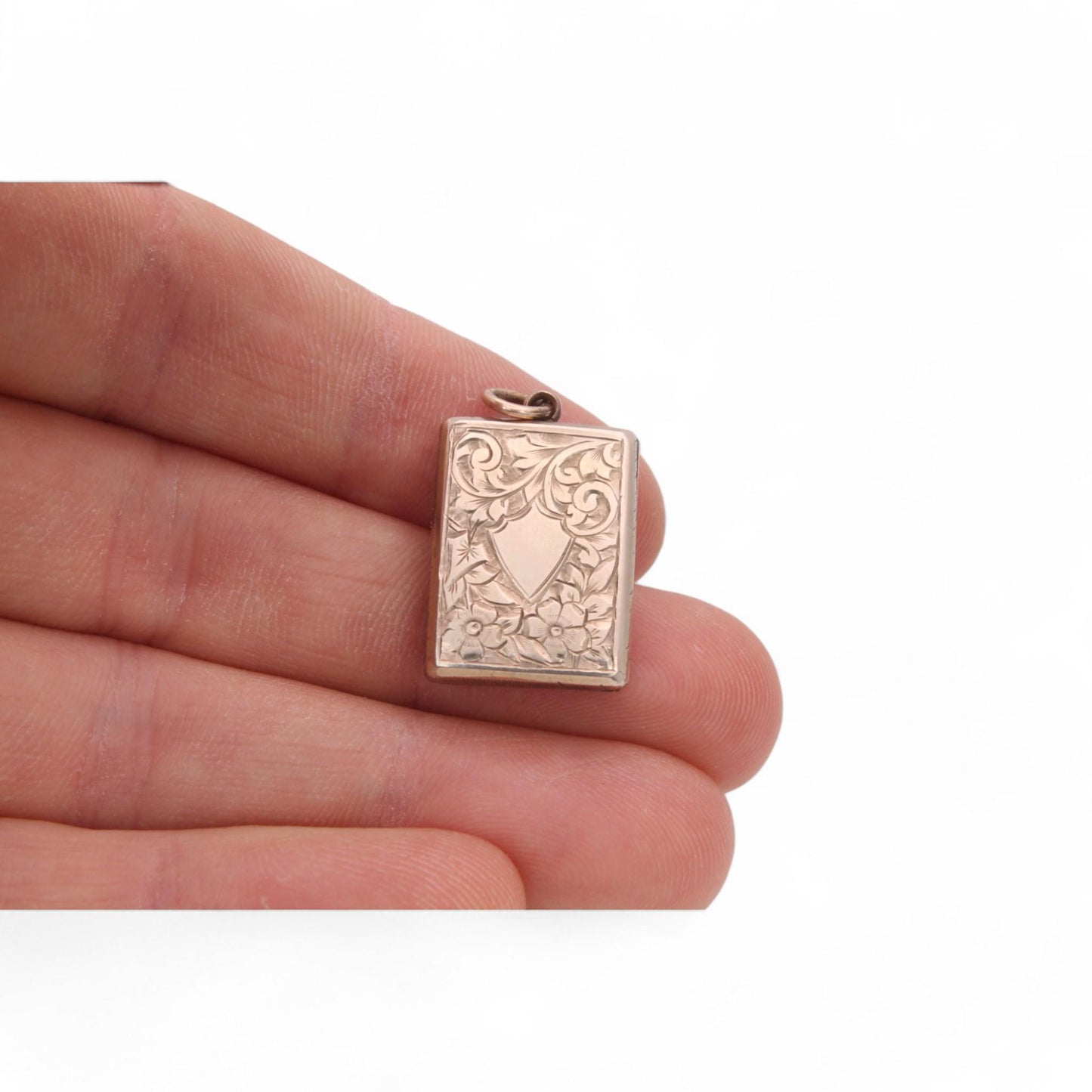Antique 9ct Gold Chased Locket