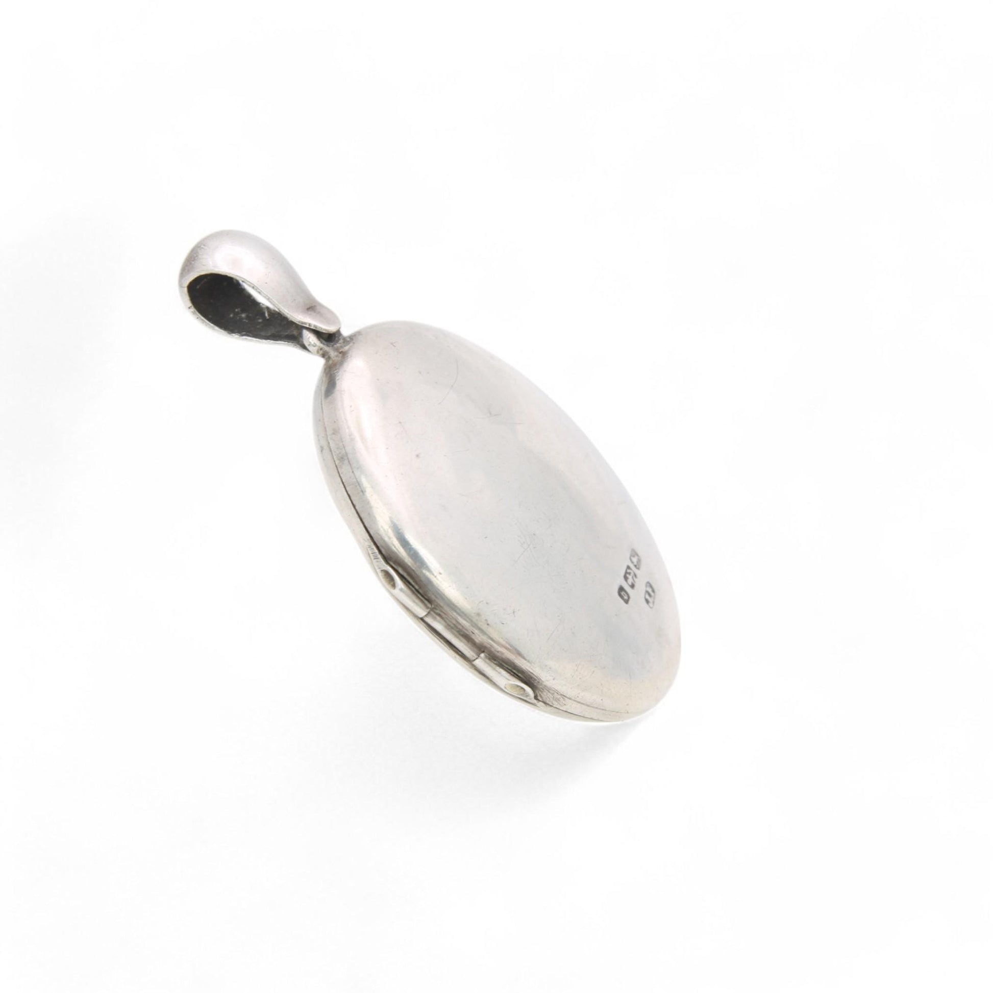 Antique-Sterling-Silver-Locket,-1882