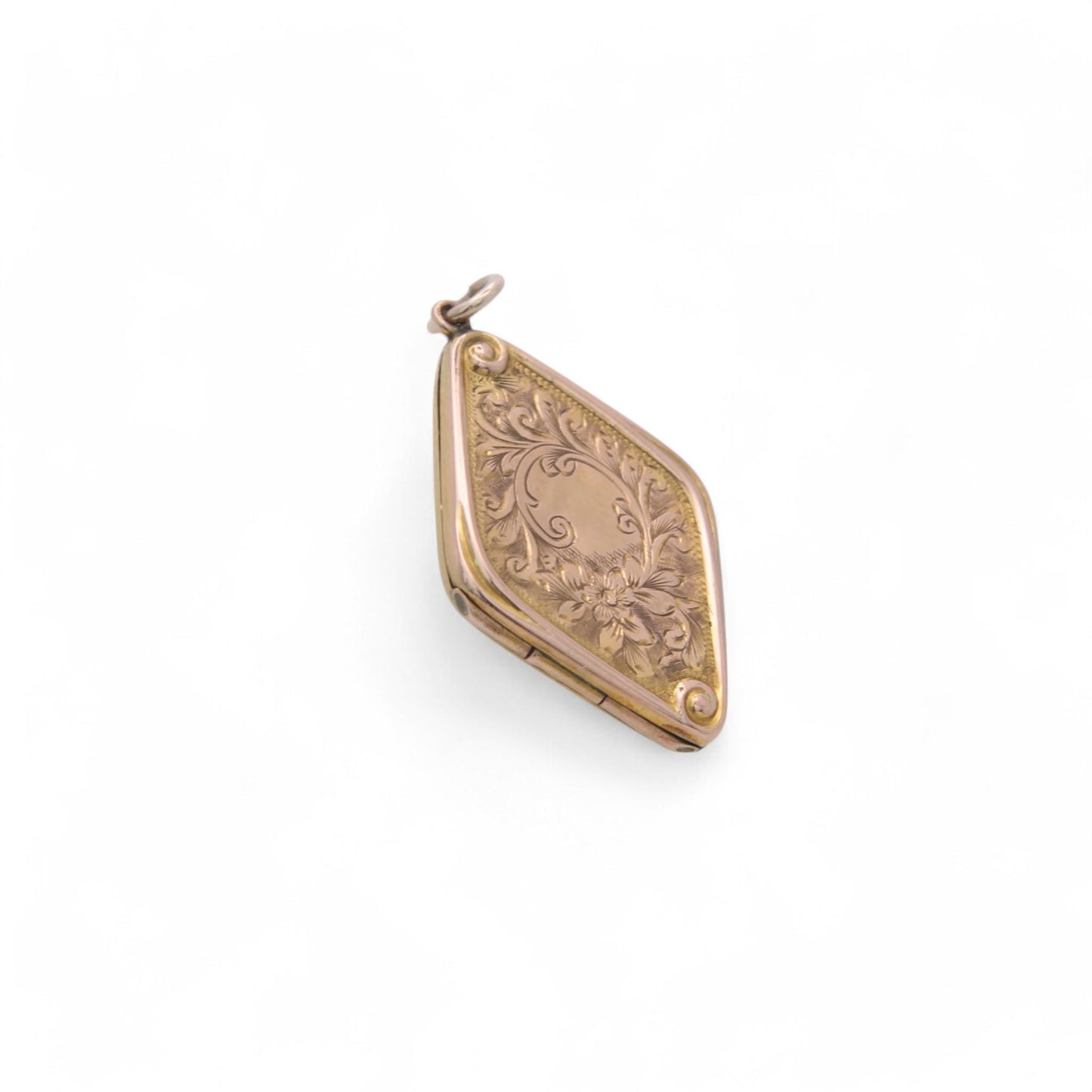 Antique 9ct Gold Lozenge Locket