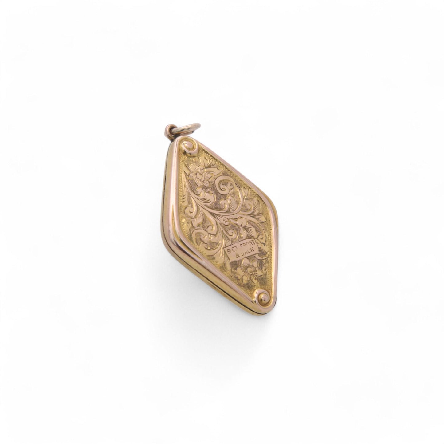 Antique 9ct Gold Lozenge Locket