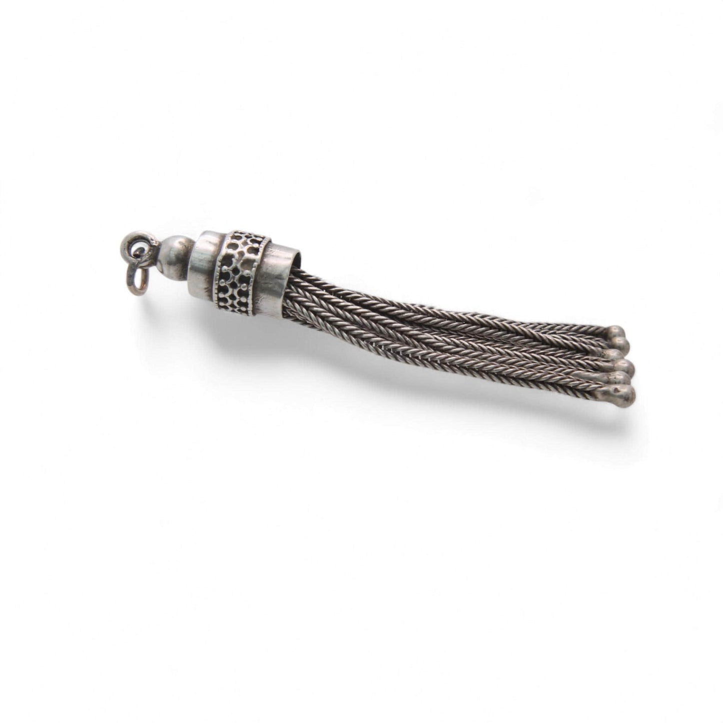 Antique Sterling Silver Tassel Pendant