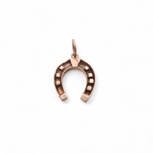 Vintage 9ct Gold Lucky Horseshoe Pendant