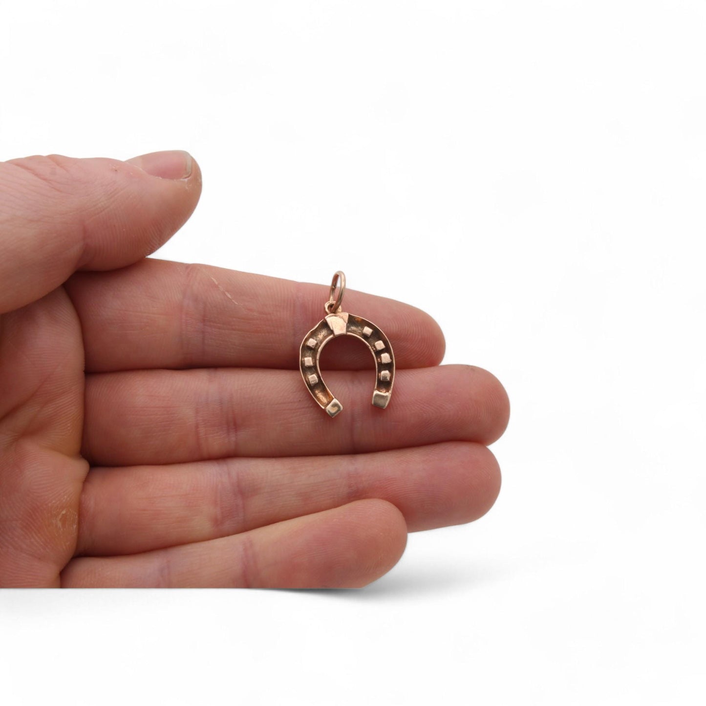 Vintage 9ct Gold Lucky Horseshoe Pendant