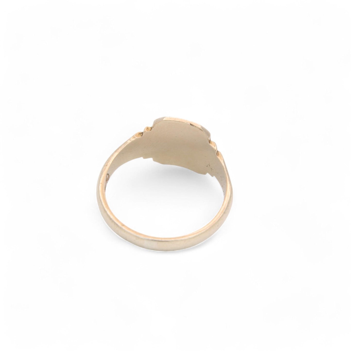 Vintage 9ct Gold Signet Ring, 1967