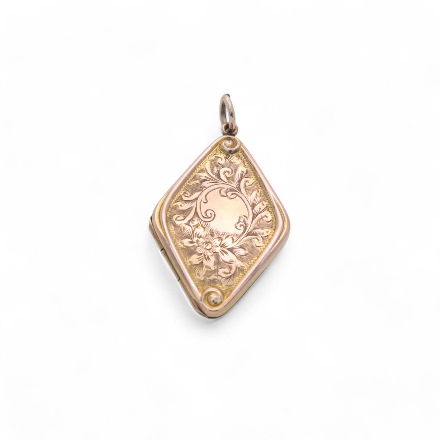 Antique 9ct Gold Lozenge Locket